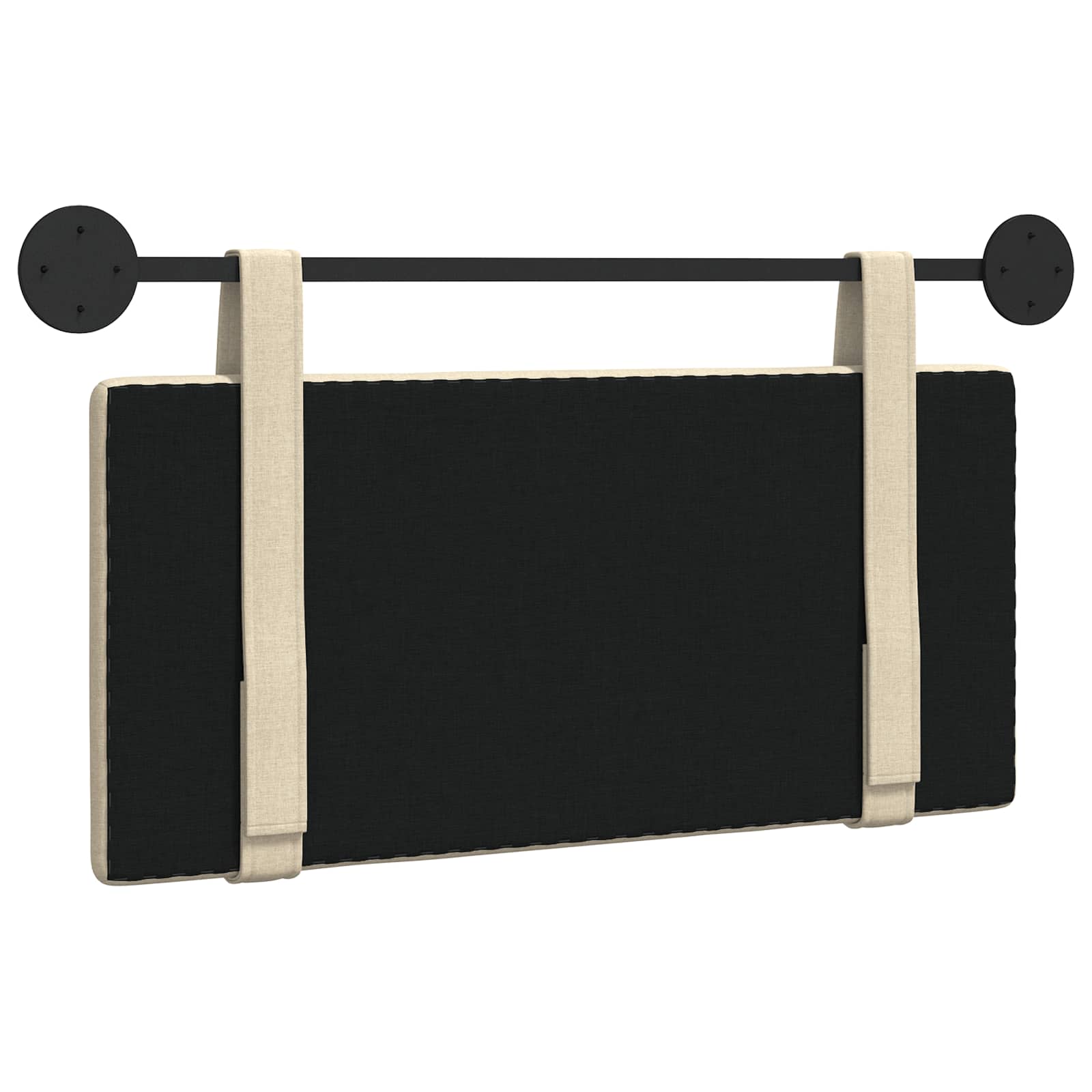 Tête de lit suspendue Crème Tissu - XIOS