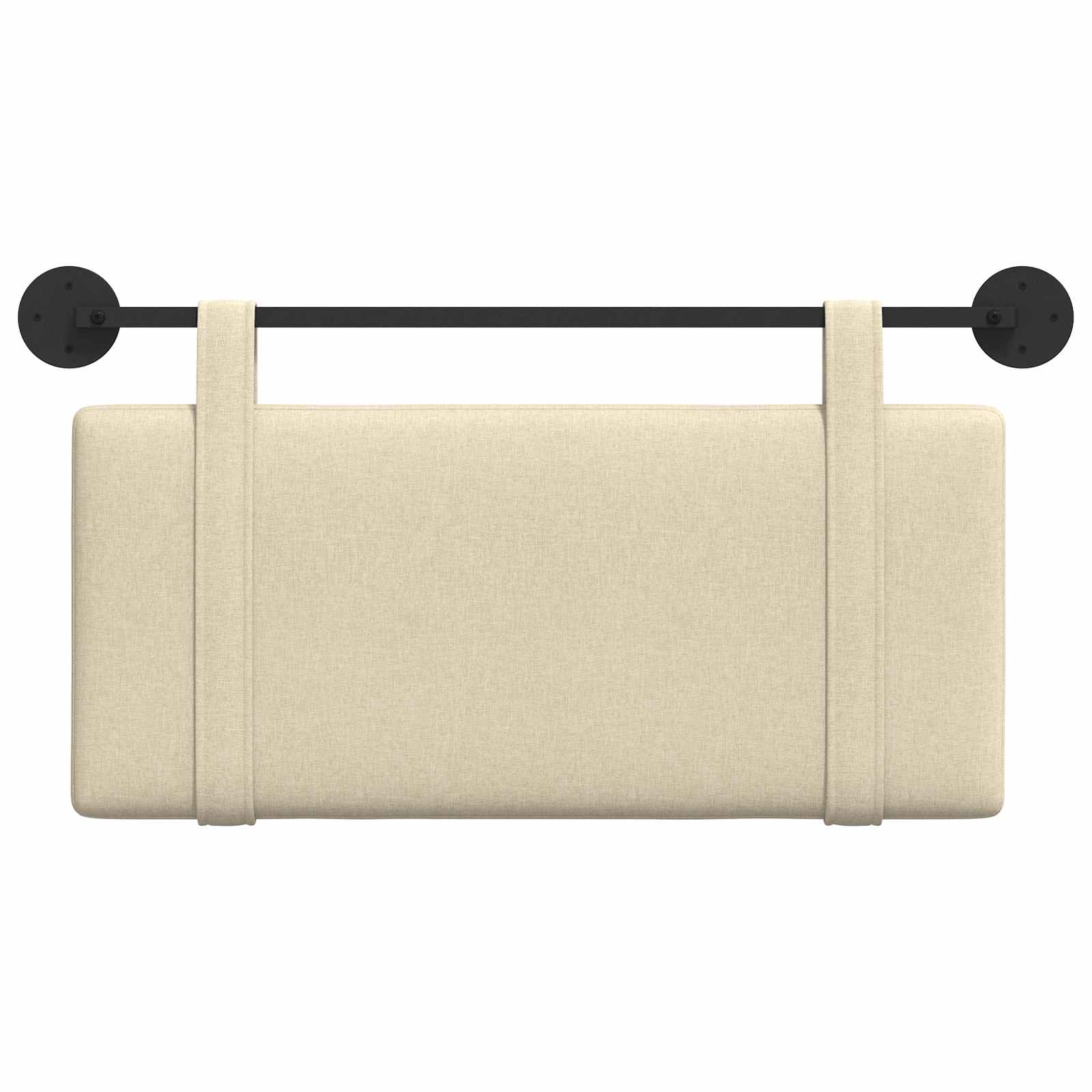 Tête de lit suspendue Crème Tissu - XIOS