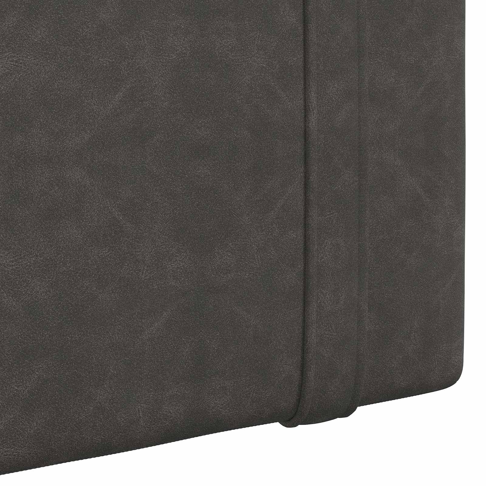 Tête de lit suspendue Uni Noir 90 x 55 x 5 cm PU antique - XIOS
