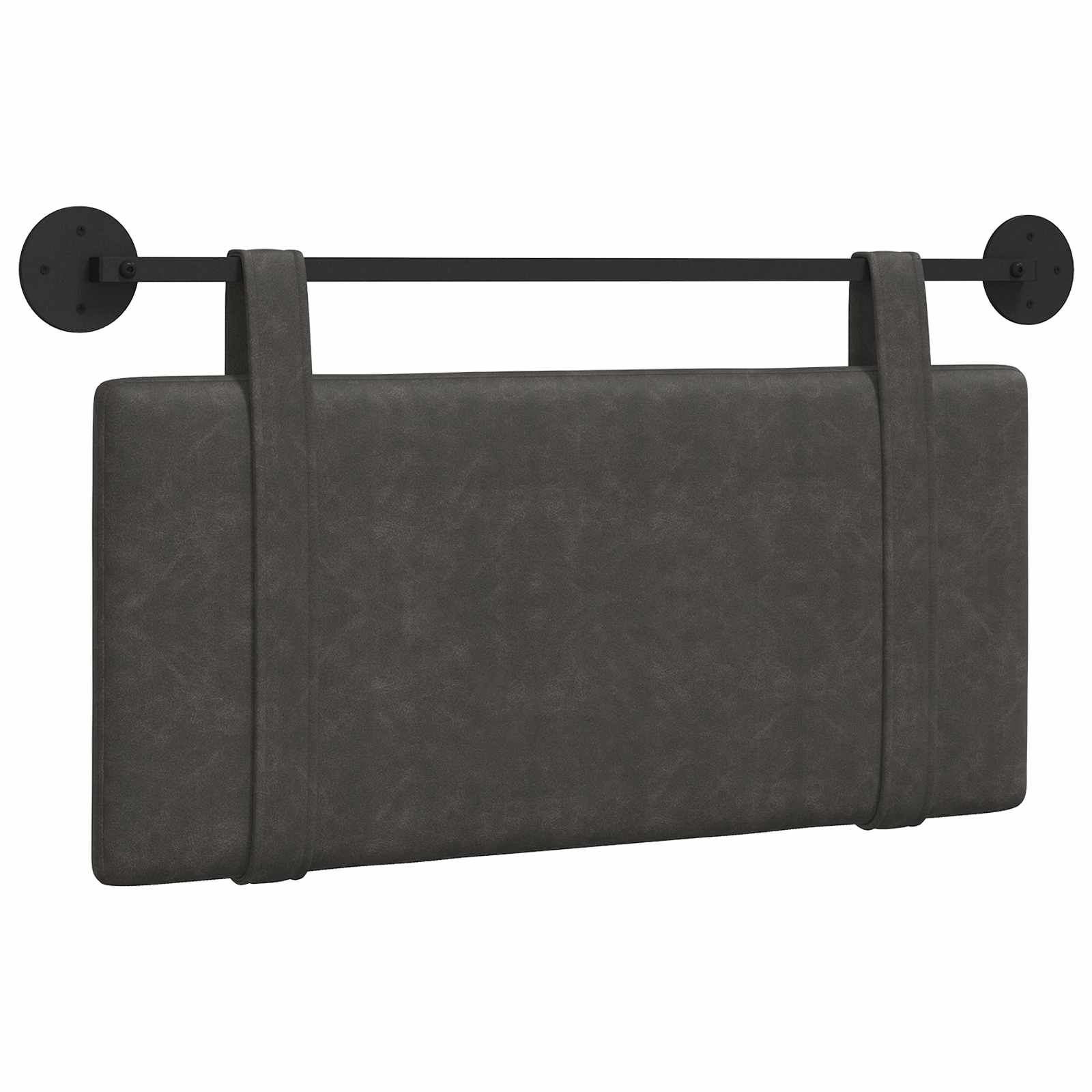 Tête de lit suspendue Uni Noir 90 x 55 x 5 cm PU antique - XIOS