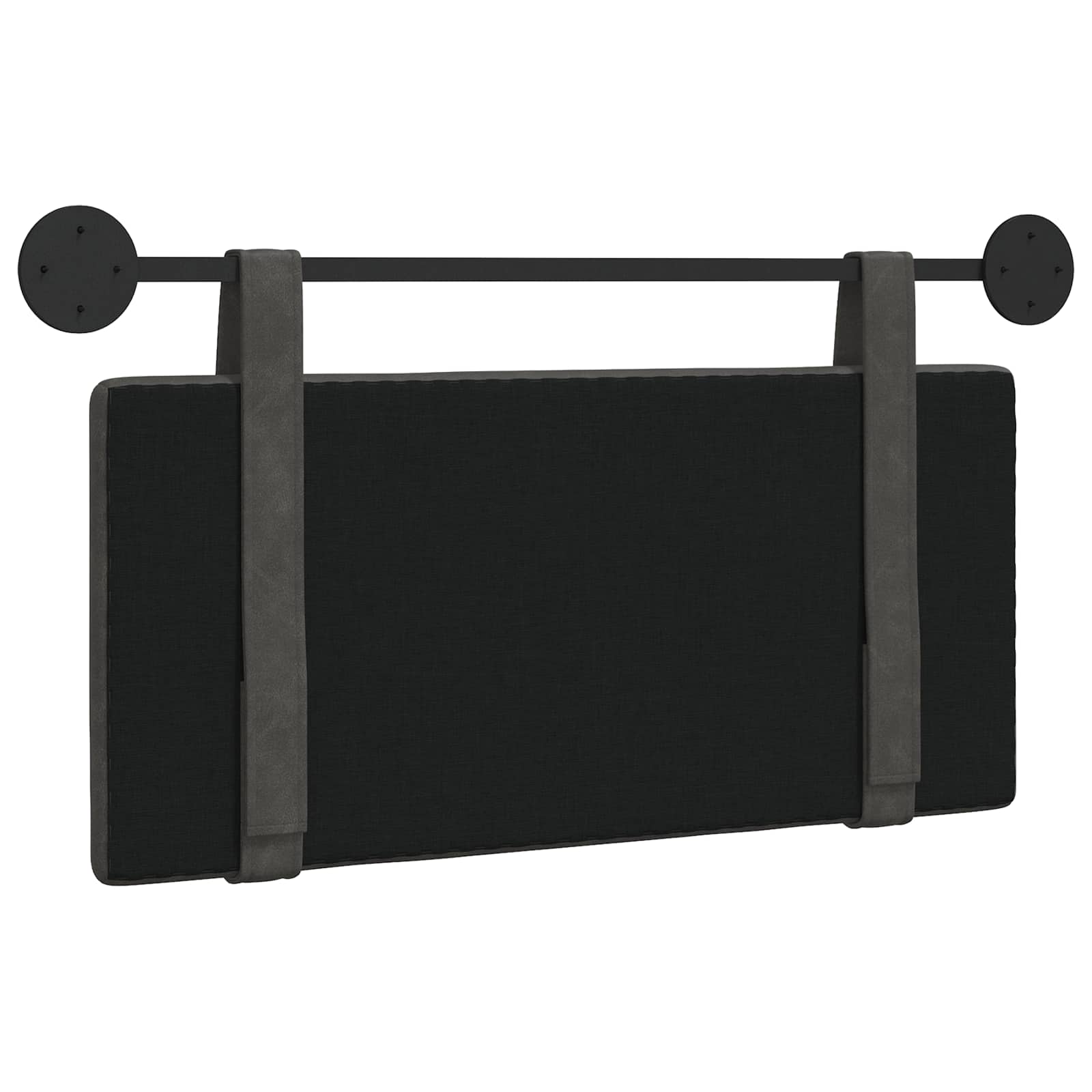 Tête de lit suspendue Uni Noir 90 x 55 x 5 cm PU antique - XIOS