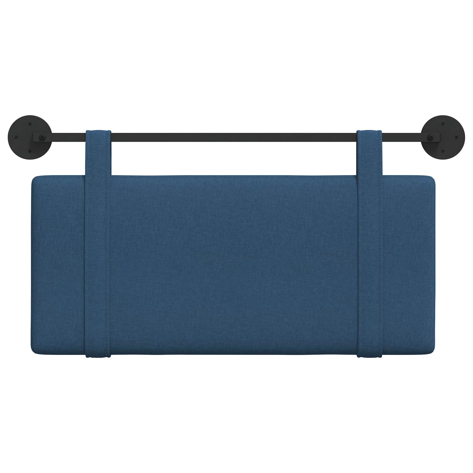 Tête de lit suspendue Montage mural Bleu 100 x 55 x 5 cm tissu - XIOS