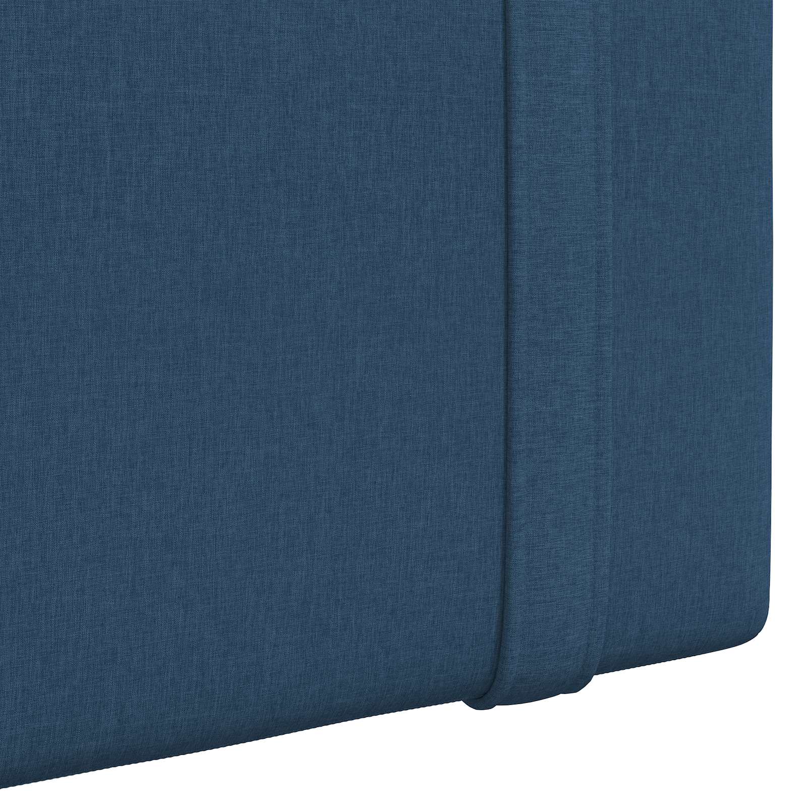 Tête de lit suspendue Montage mural Bleu 110 x 55 x 5 cm tissu - XIOS