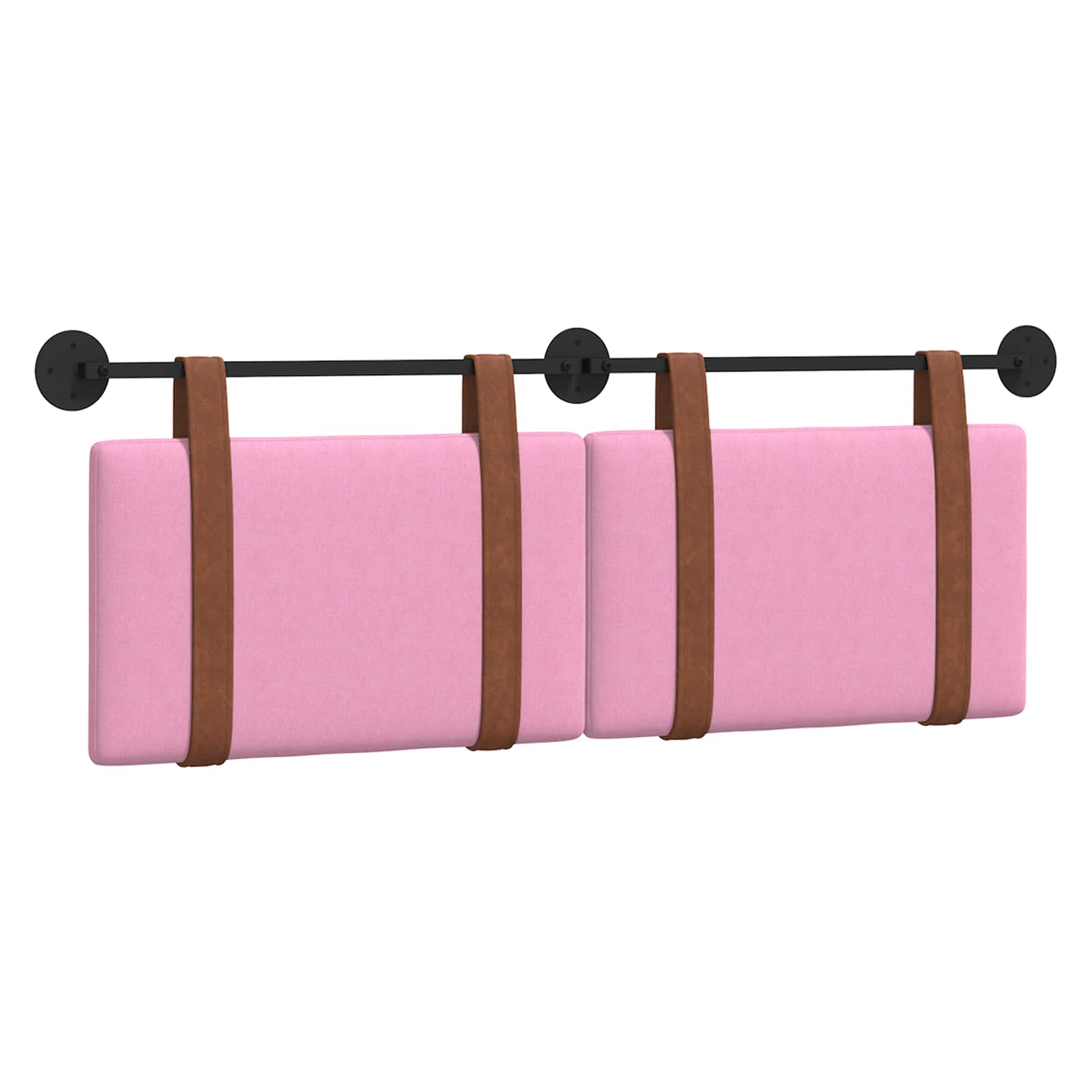 Tête de lit suspendue Rose PU antique