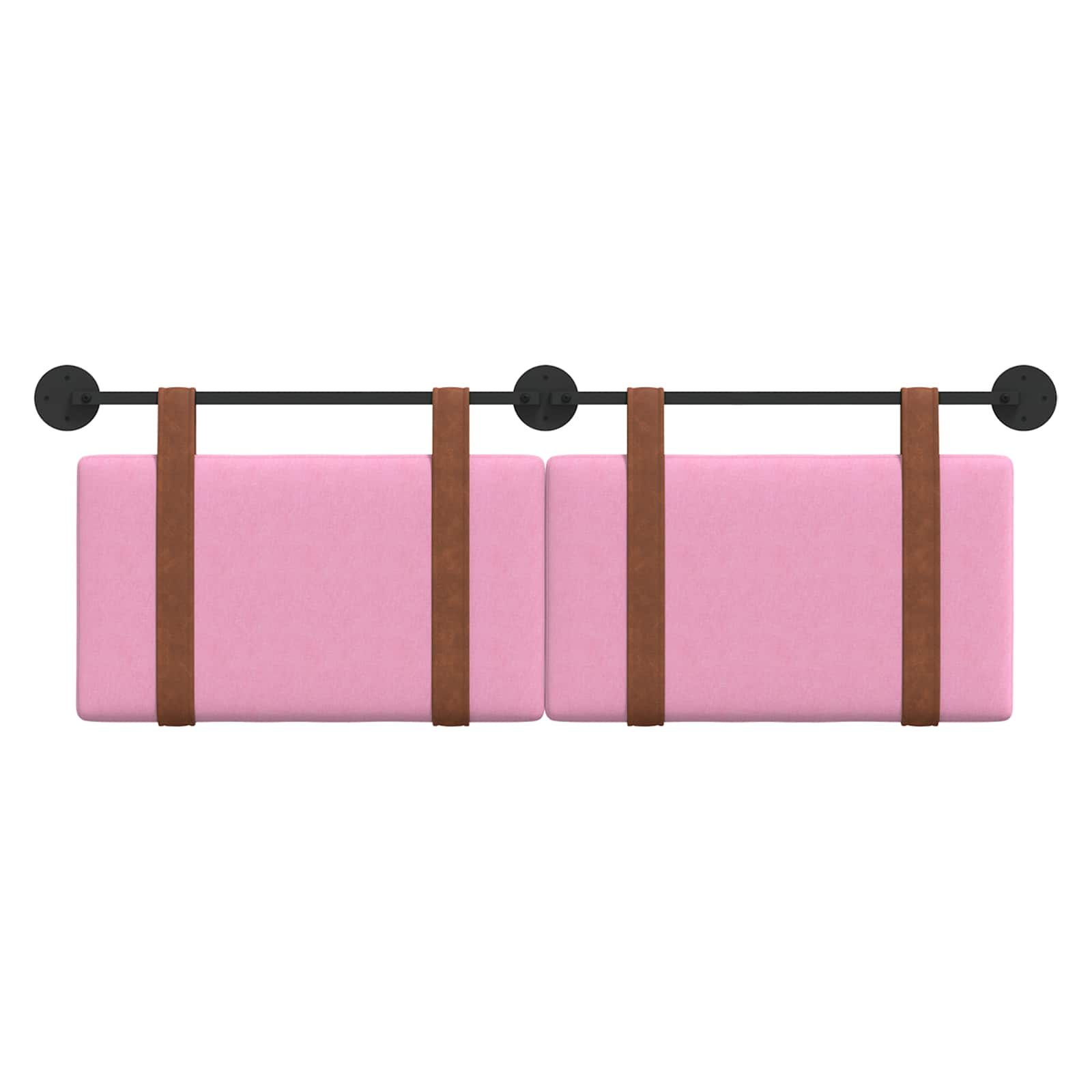 Tête de lit suspendue Rose PU antique