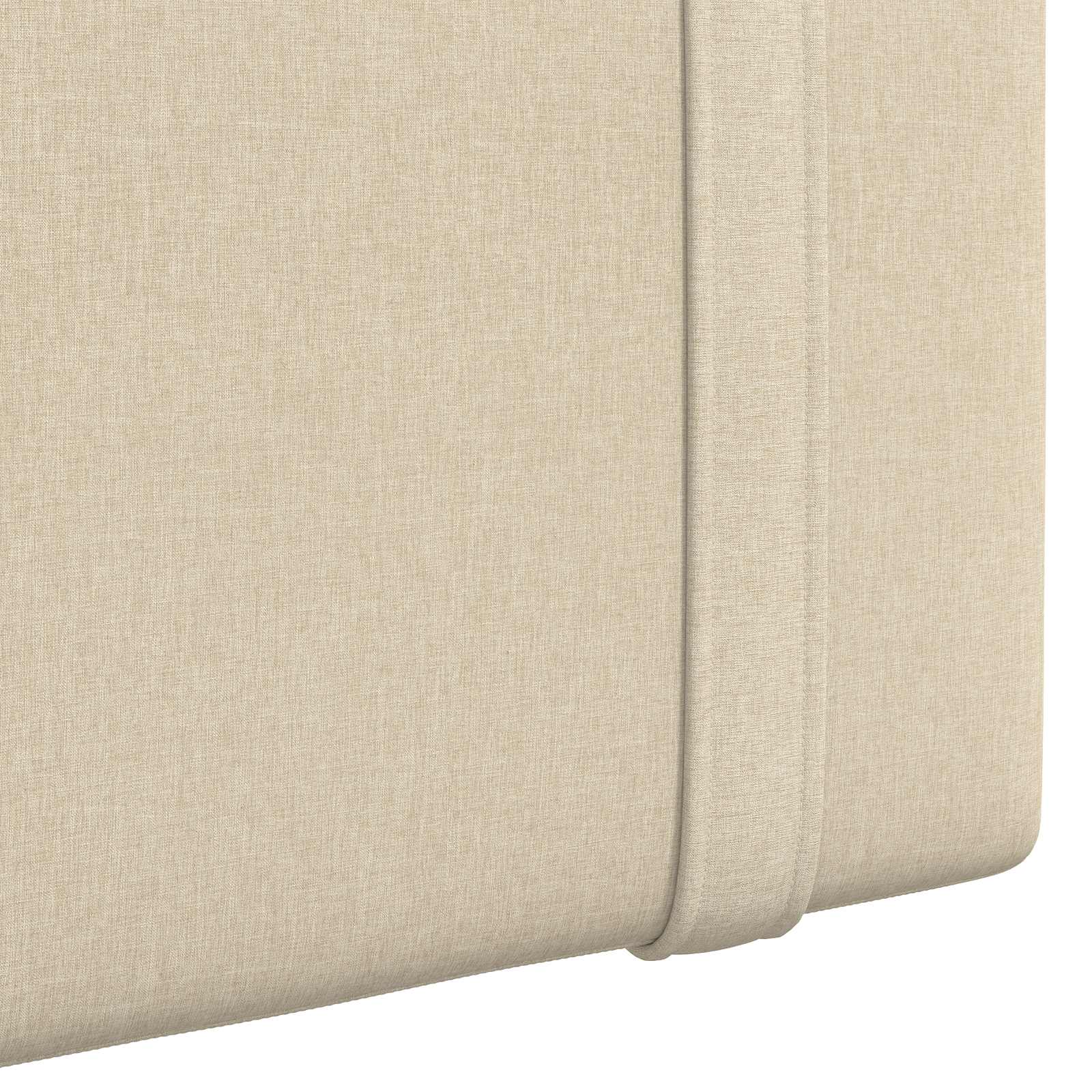 Tête de lit suspendue Crème Tissu