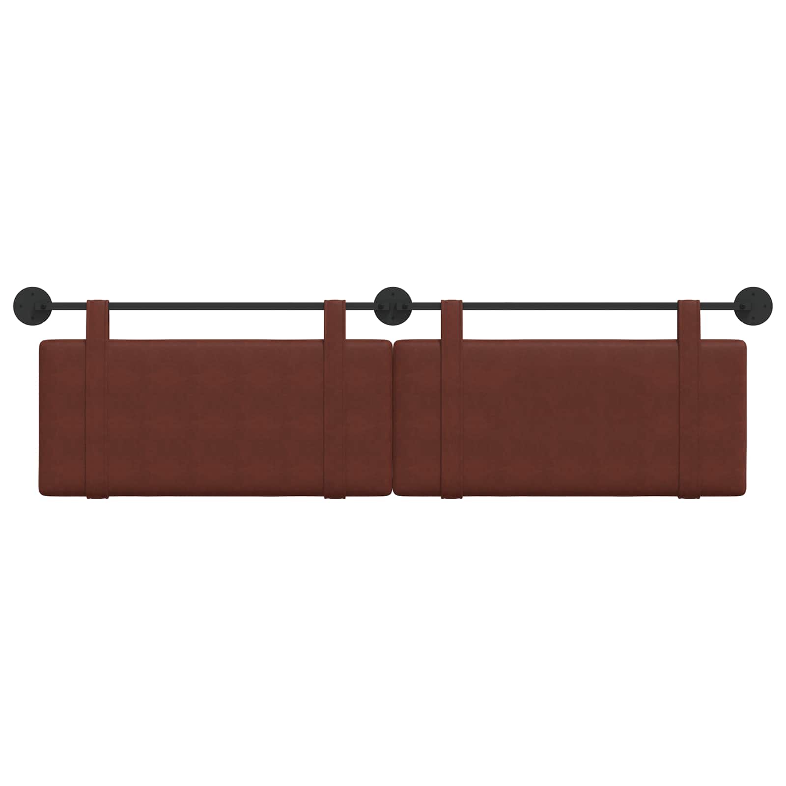 Tête de lit suspendue Brun Brillant 170 x 55 x 5 cm PU antique - XIOS