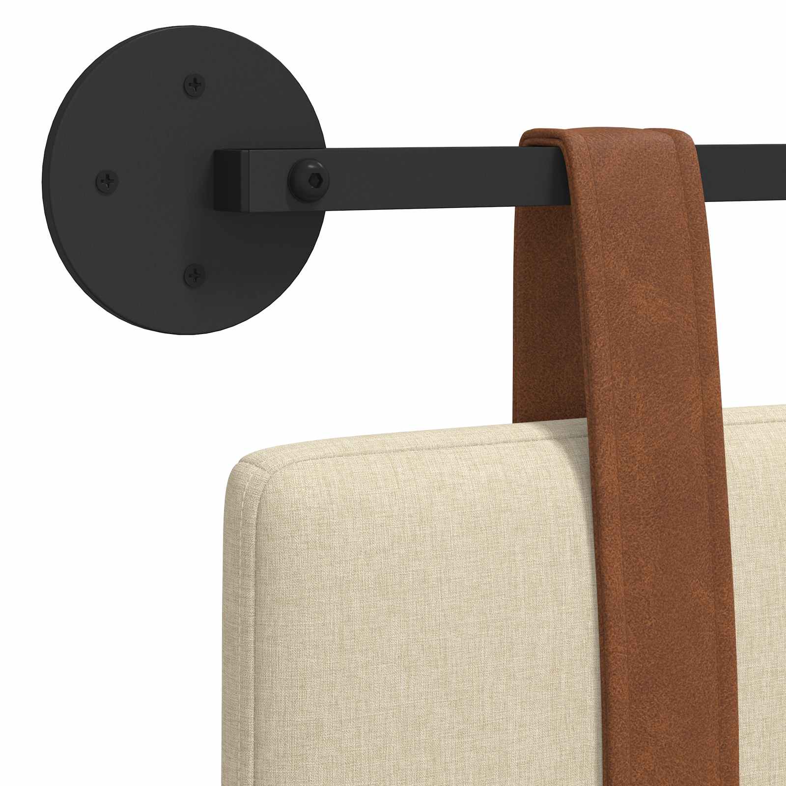 Tête de lit suspendue Crème PU antique - XIOS