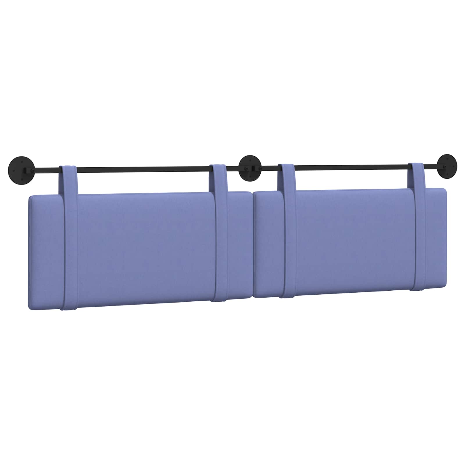 Tête de lit suspendue Uni Bleu denim 190 x 55 x 5 cm tissu - XIOS