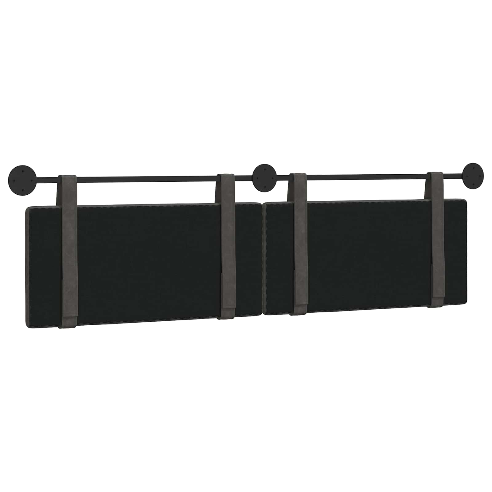 Tête de lit suspendue Noir PU antique - XIOS