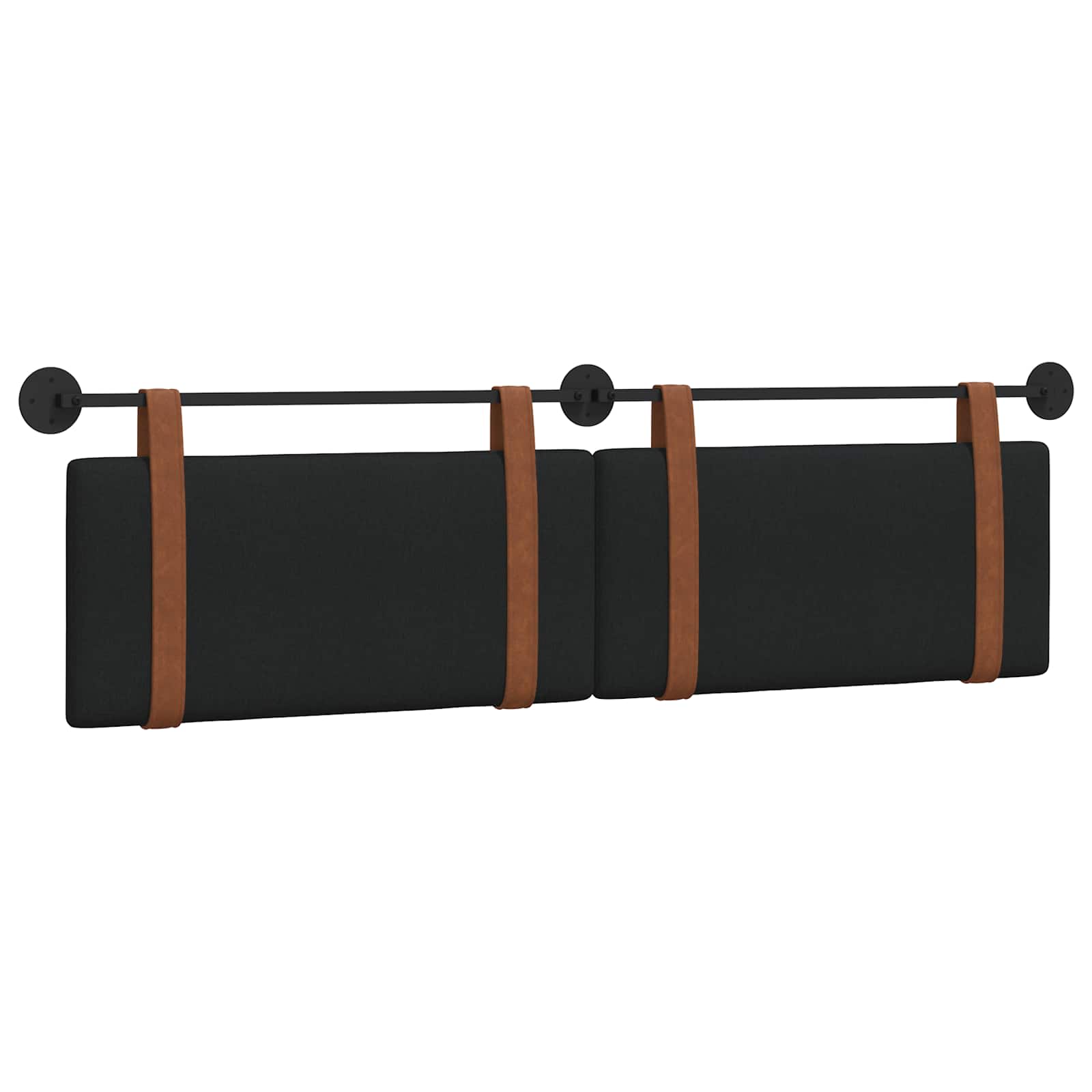 Tête de lit suspendue Uni Noir 190 x 55 x 5 cm PU antique - XIOS