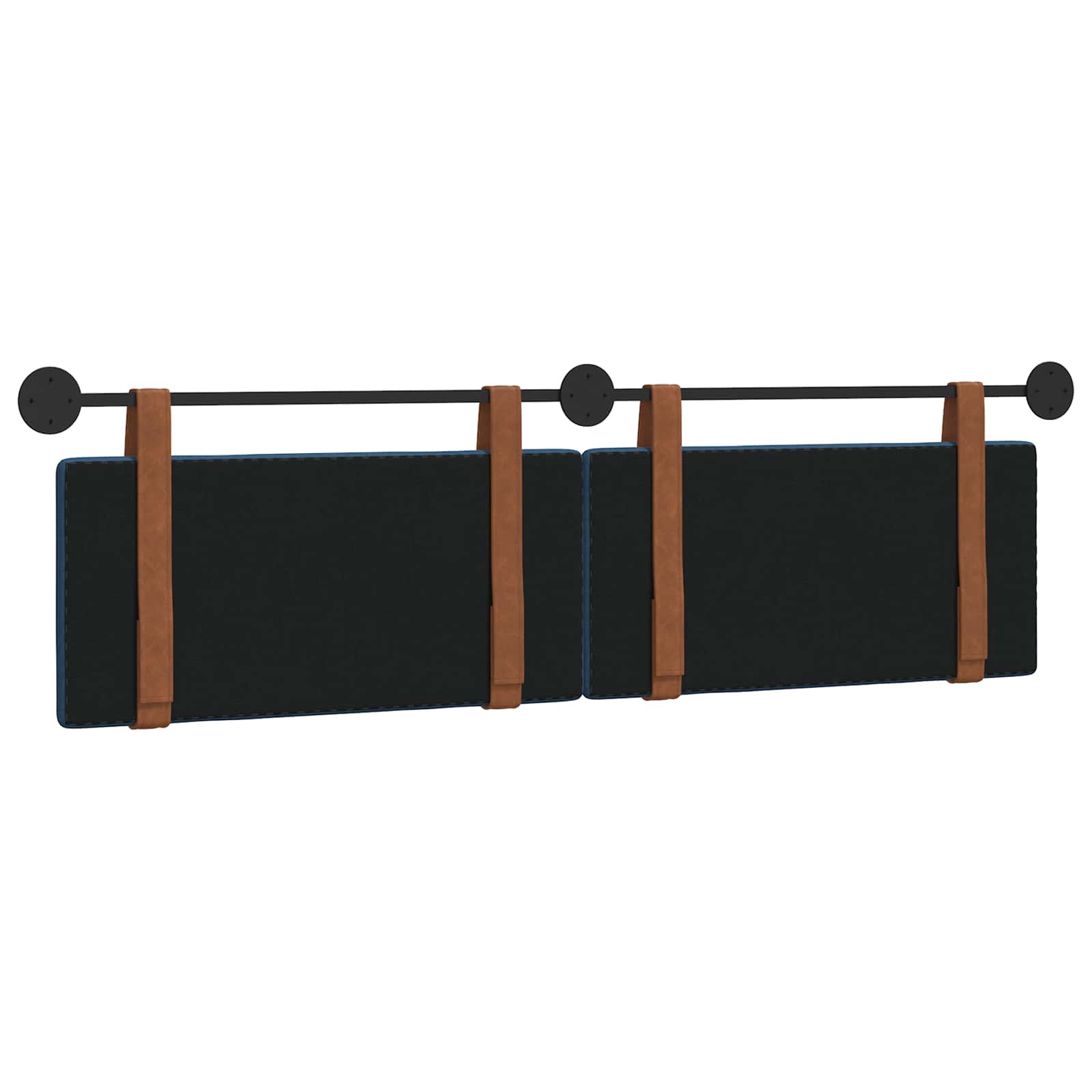 Tête de lit suspendue Uni Bleu 190 x 55 x 5 cm PU antique - XIOS
