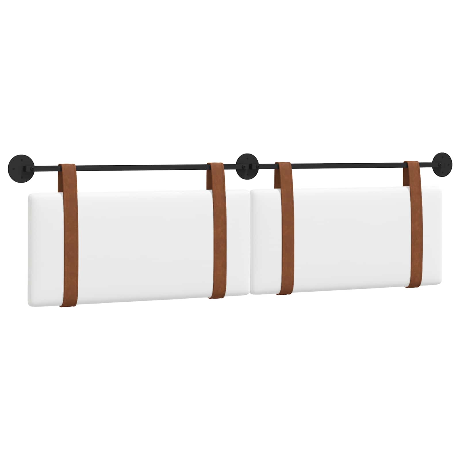 Tête de lit suspendue Uni Blanc 190 x 55 x 5 cm PU antique - XIOS