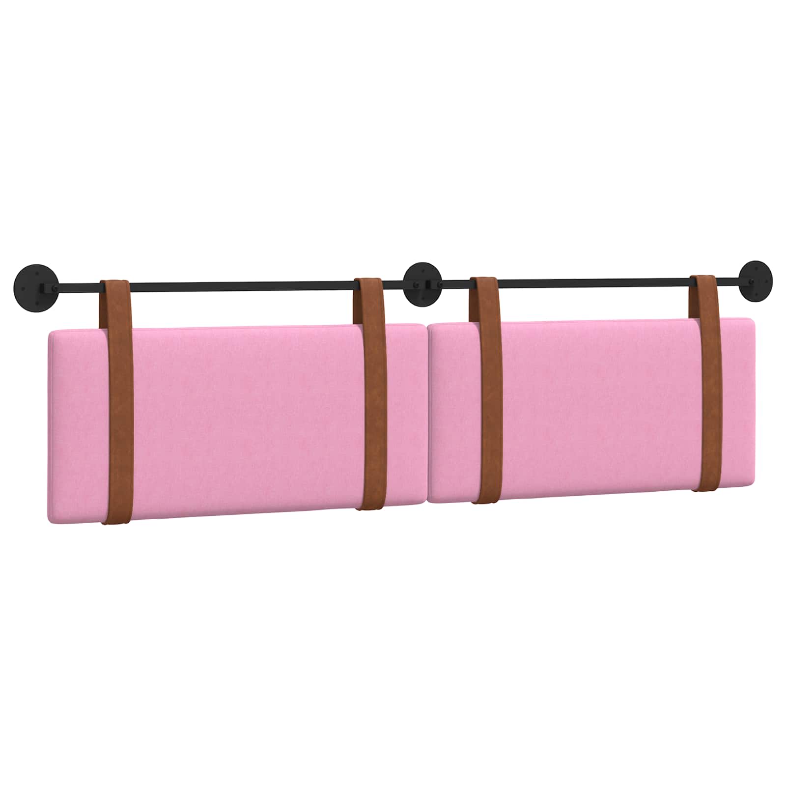 Tête de lit suspendue Uni Rose 190 x 55 x 5 cm PU antique - XIOS