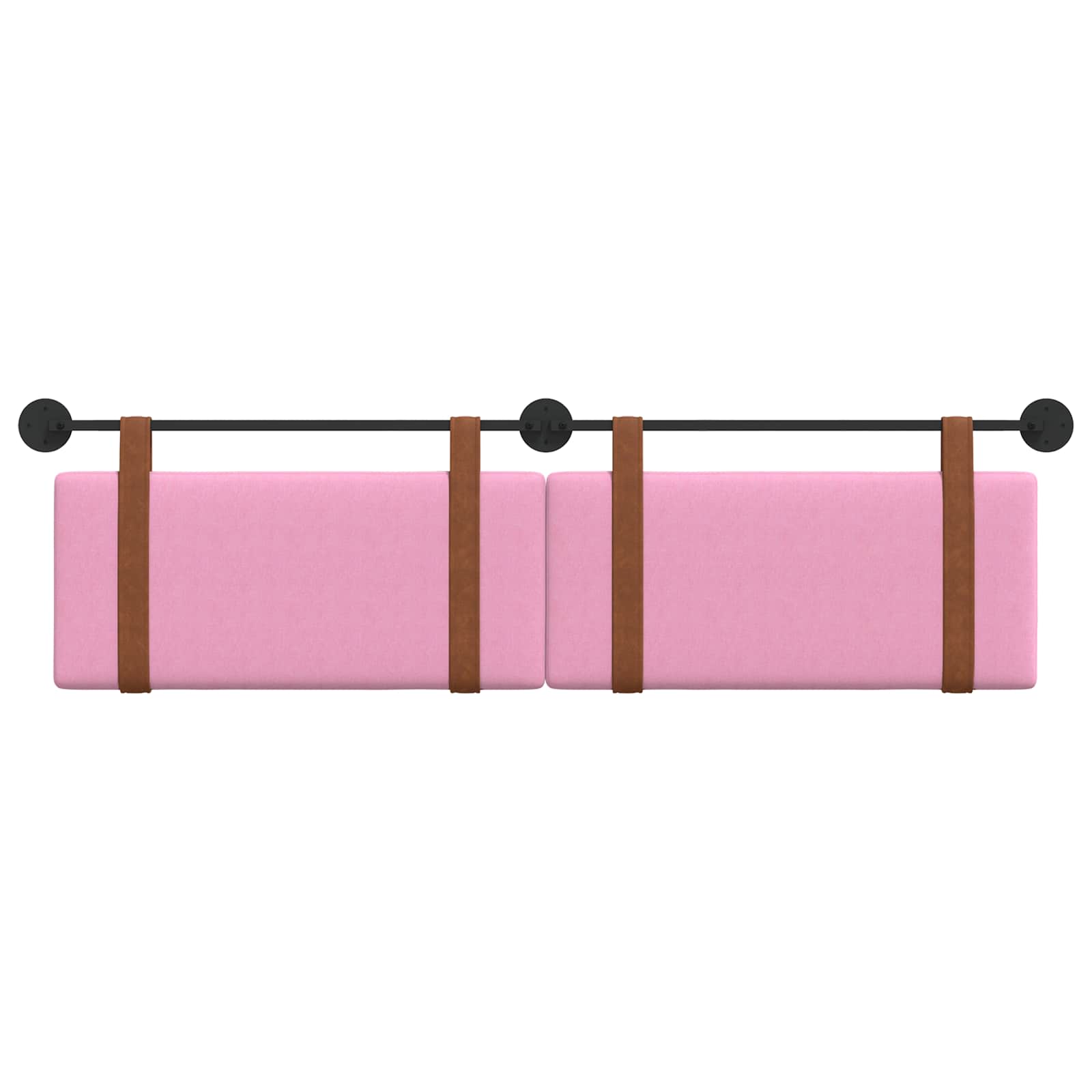 Tête de lit suspendue Uni Rose 190 x 55 x 5 cm PU antique - XIOS