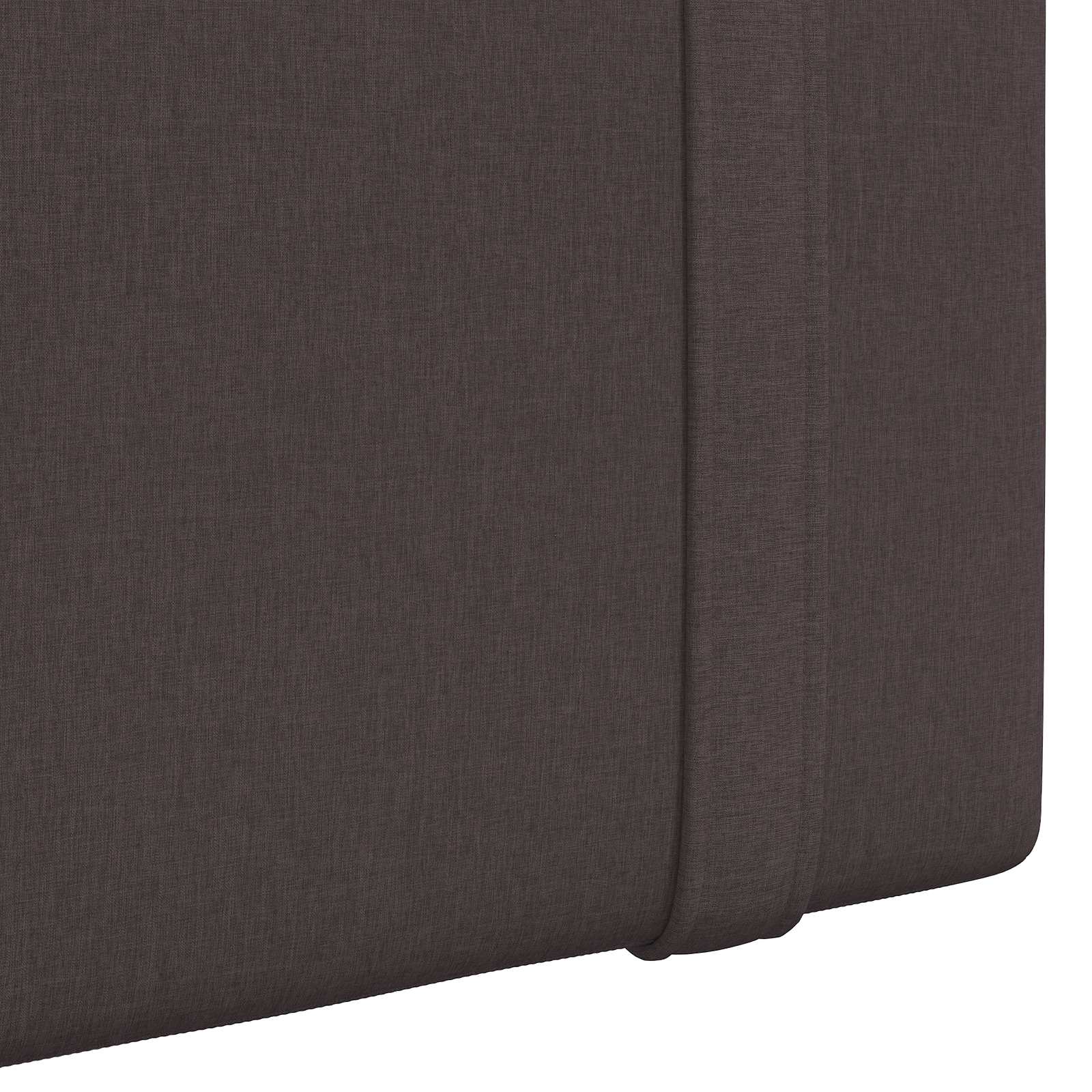 Tête de lit suspendue Marron foncé Tissu - XIOS