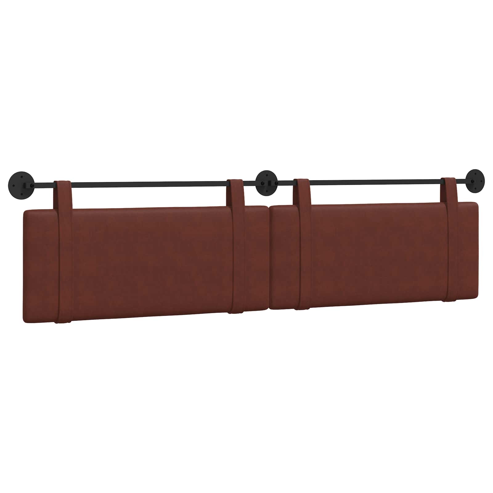 Tête de lit suspendue Brun Brillant PU antique - XIOS