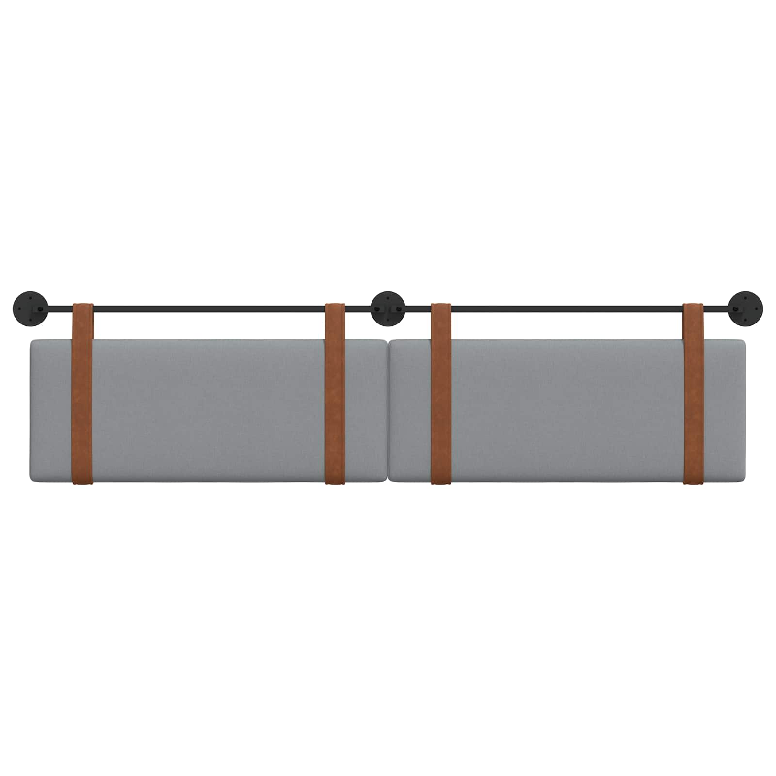 Tête de lit suspendue Gris clair PU antique - XIOS