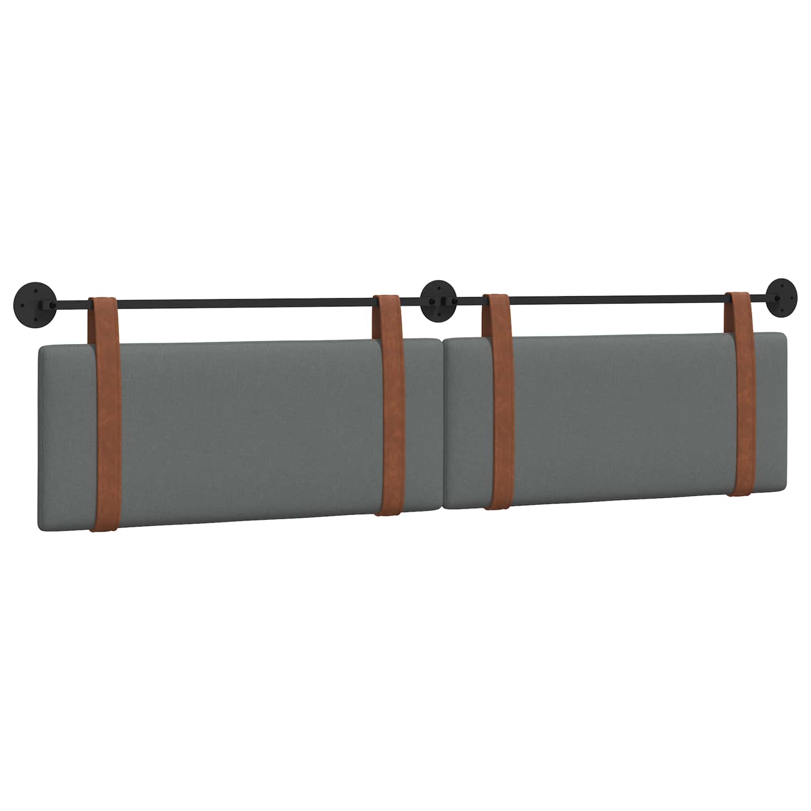 Tête de lit suspendue Gris foncé PU antique - XIOS
