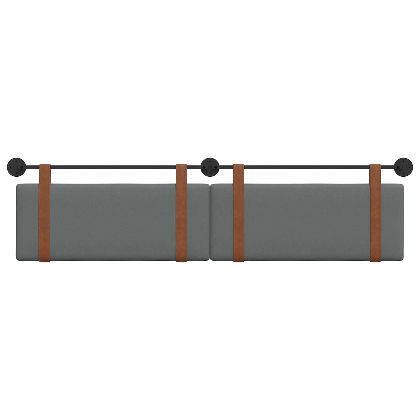 Tête de lit suspendue Gris foncé PU antique - XIOS
