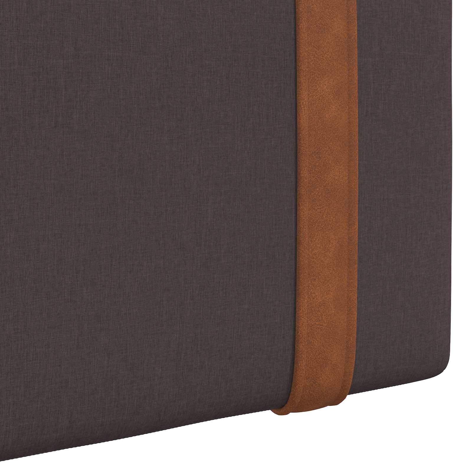 Tête de lit suspendue Marron foncé PU antique - XIOS