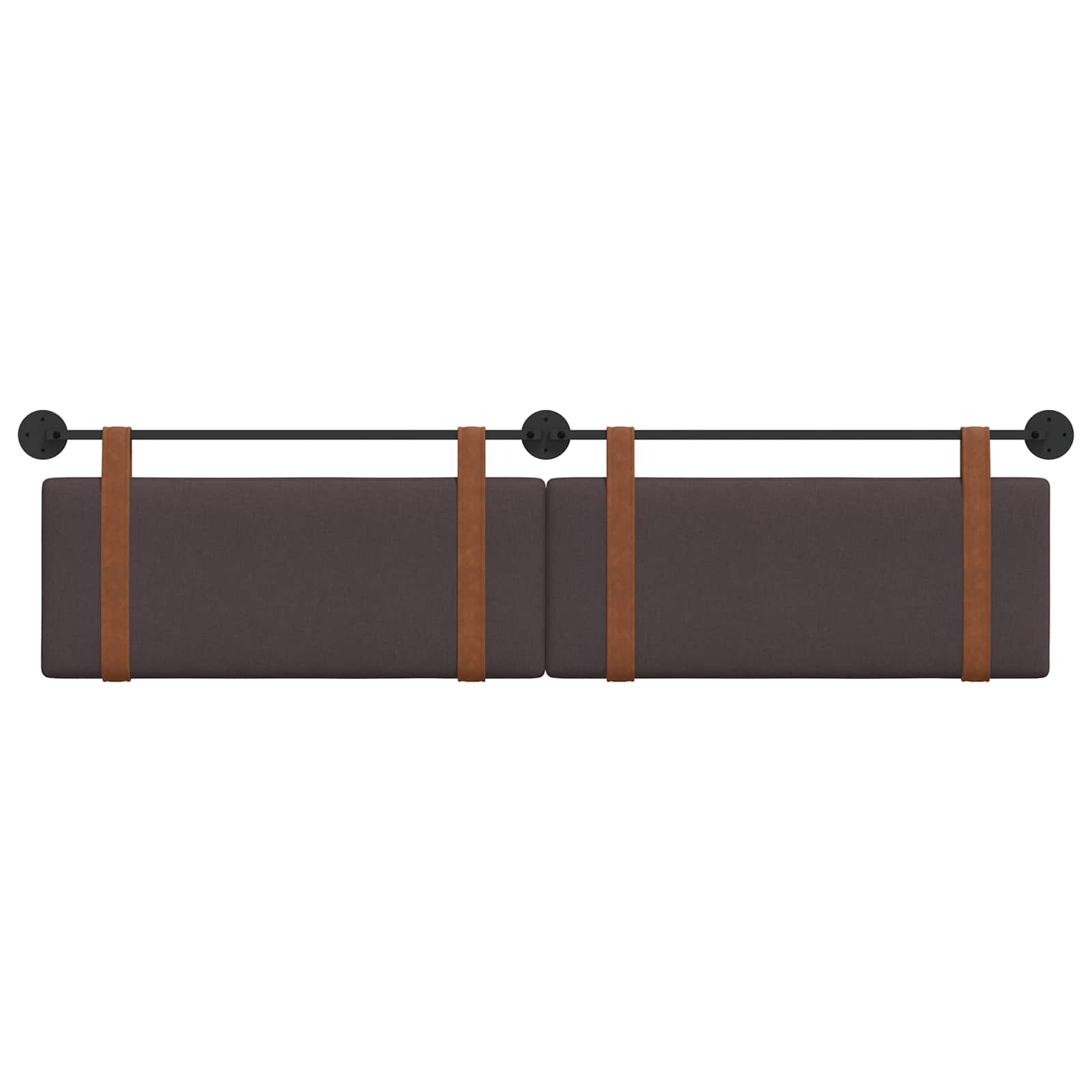 Tête de lit suspendue Marron foncé PU antique - XIOS