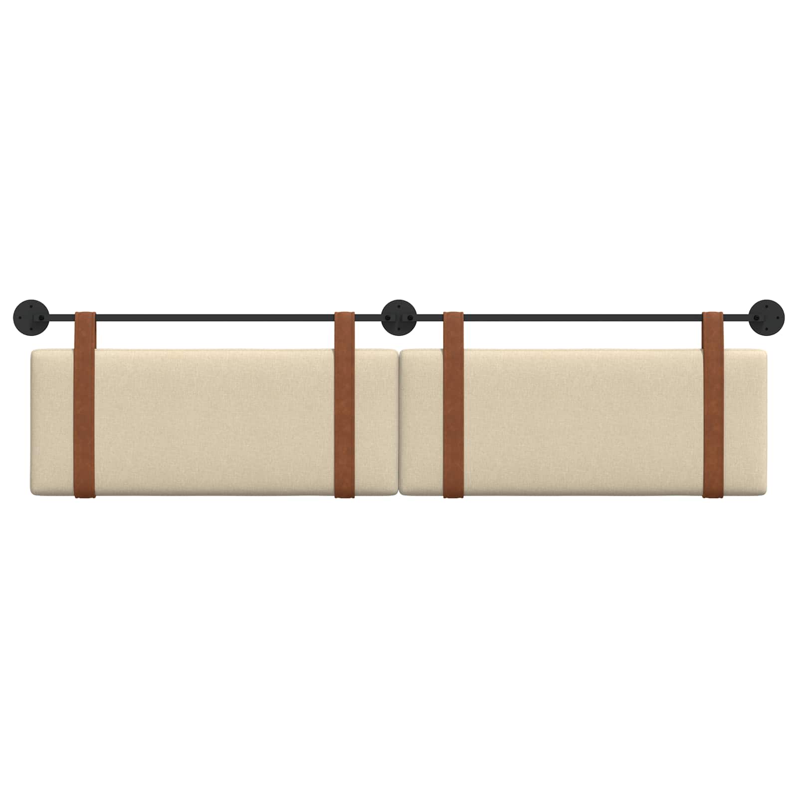 Tête de lit suspendue Crème PU antique - XIOS