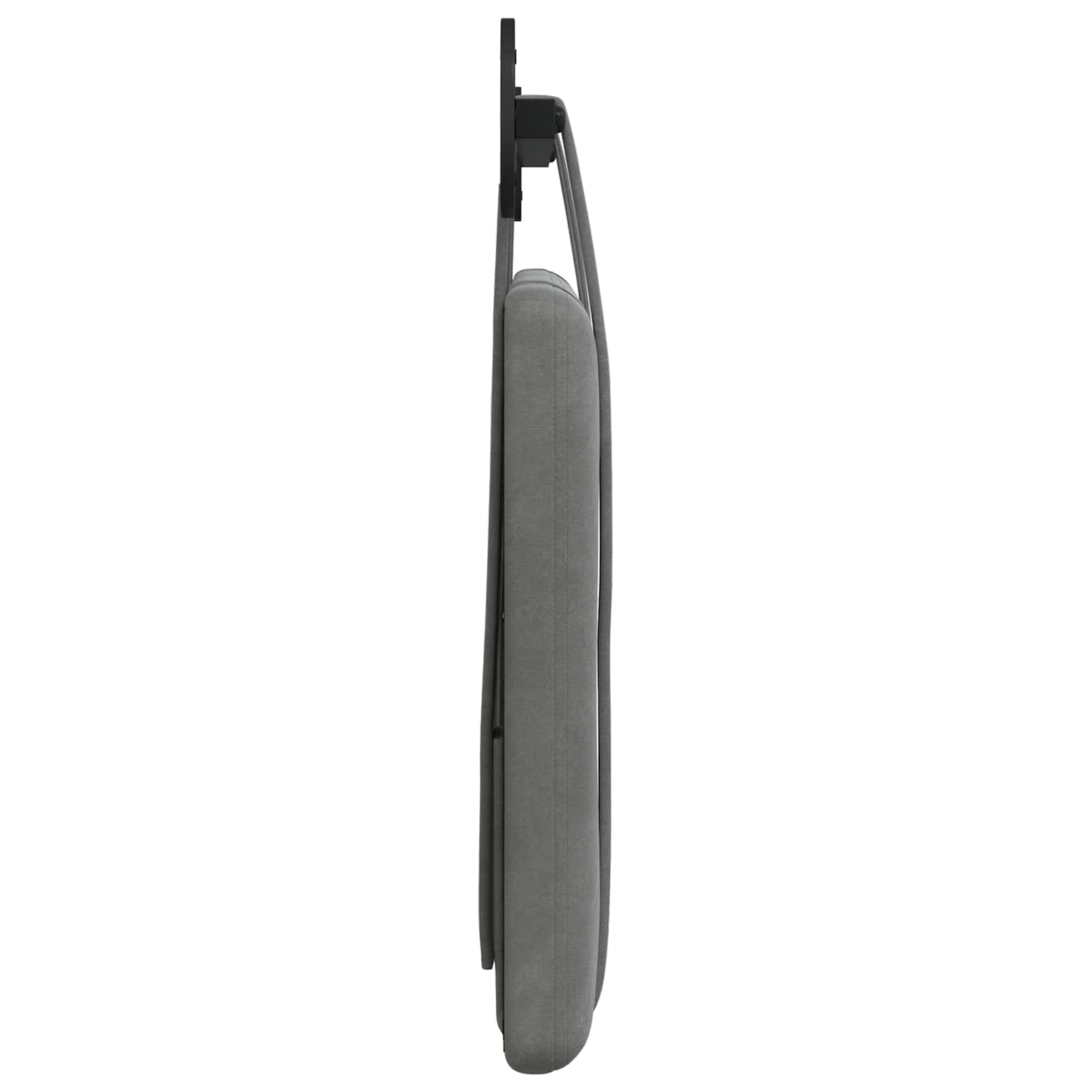 Tête de lit suspendue Gris foncé 100 x 55 x 5 cm Velours - XIOS
