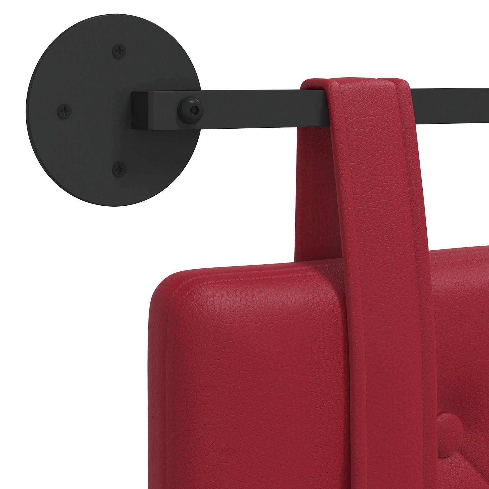 Tête de lit suspendue Bordeaux 130 x 55 x 5 cm Simili cuir - XIOS