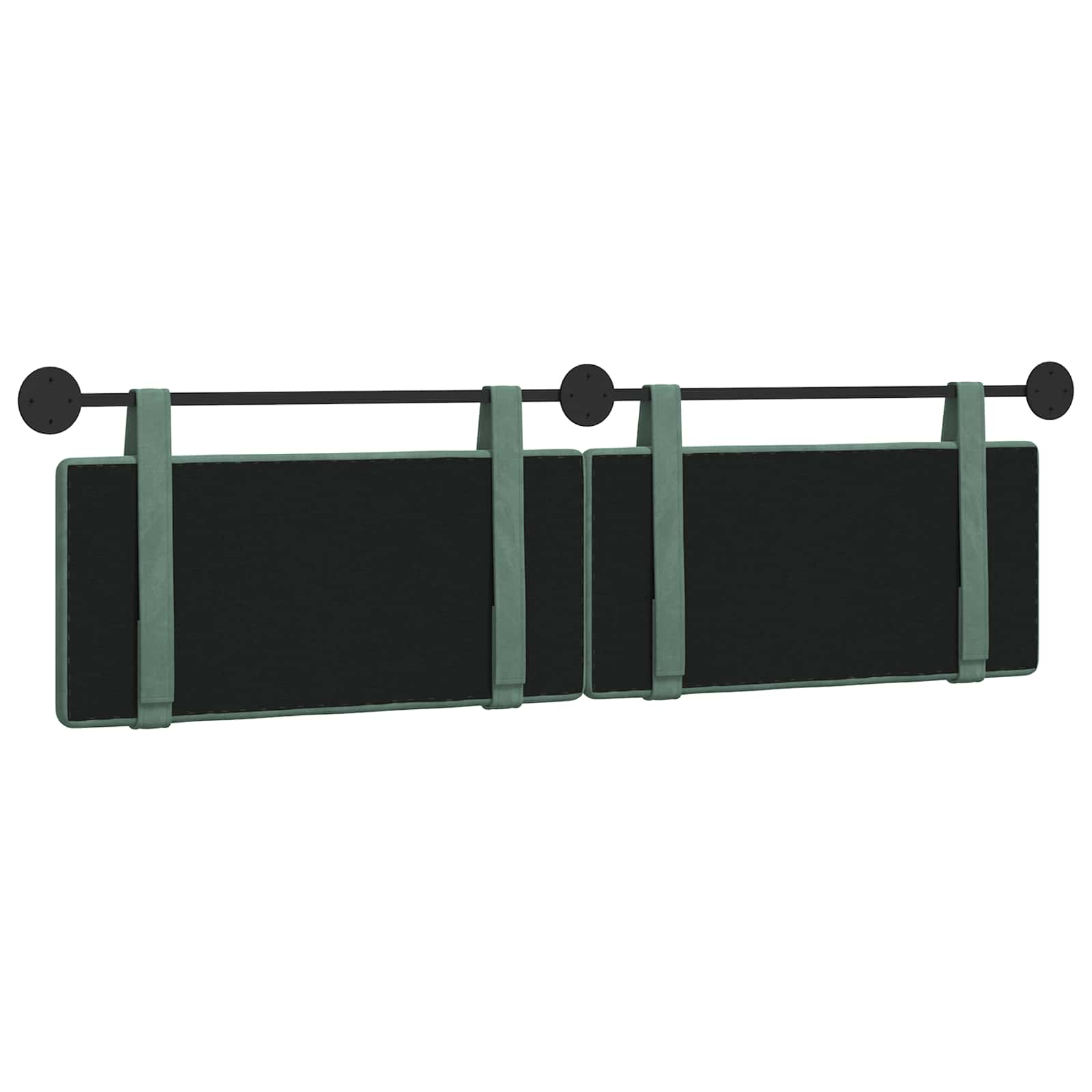 Tête de lit suspendue Vert Mer 170 x 55 x 5 cm Velours - XIOS
