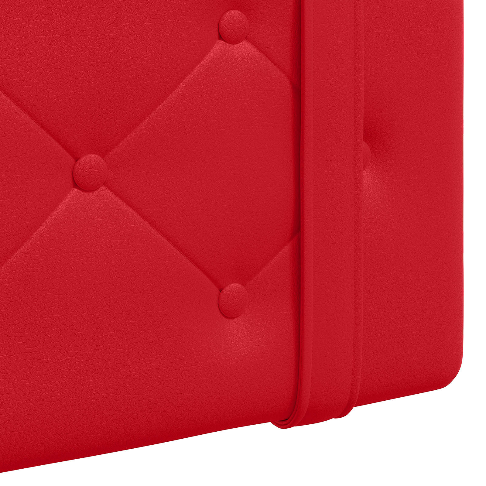 Tête de lit suspendue Rouge 170 x 55 x 5 cm Simili cuir - XIOS
