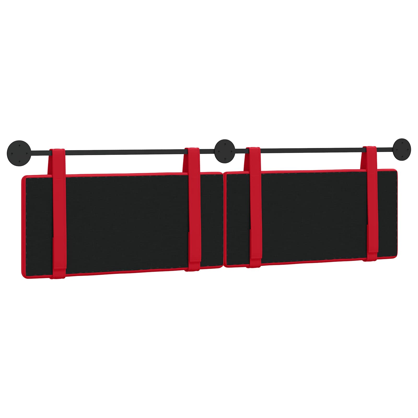 Tête de lit suspendue Rouge 170 x 55 x 5 cm Simili cuir - XIOS