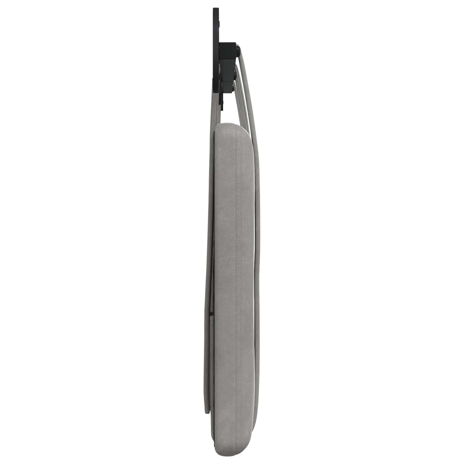 Tête de lit suspendue Gris clair Velours - XIOS