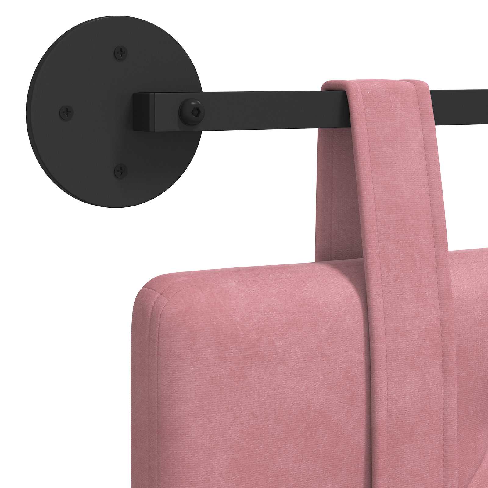 Tête de lit suspendue Rose Velours - XIOS
