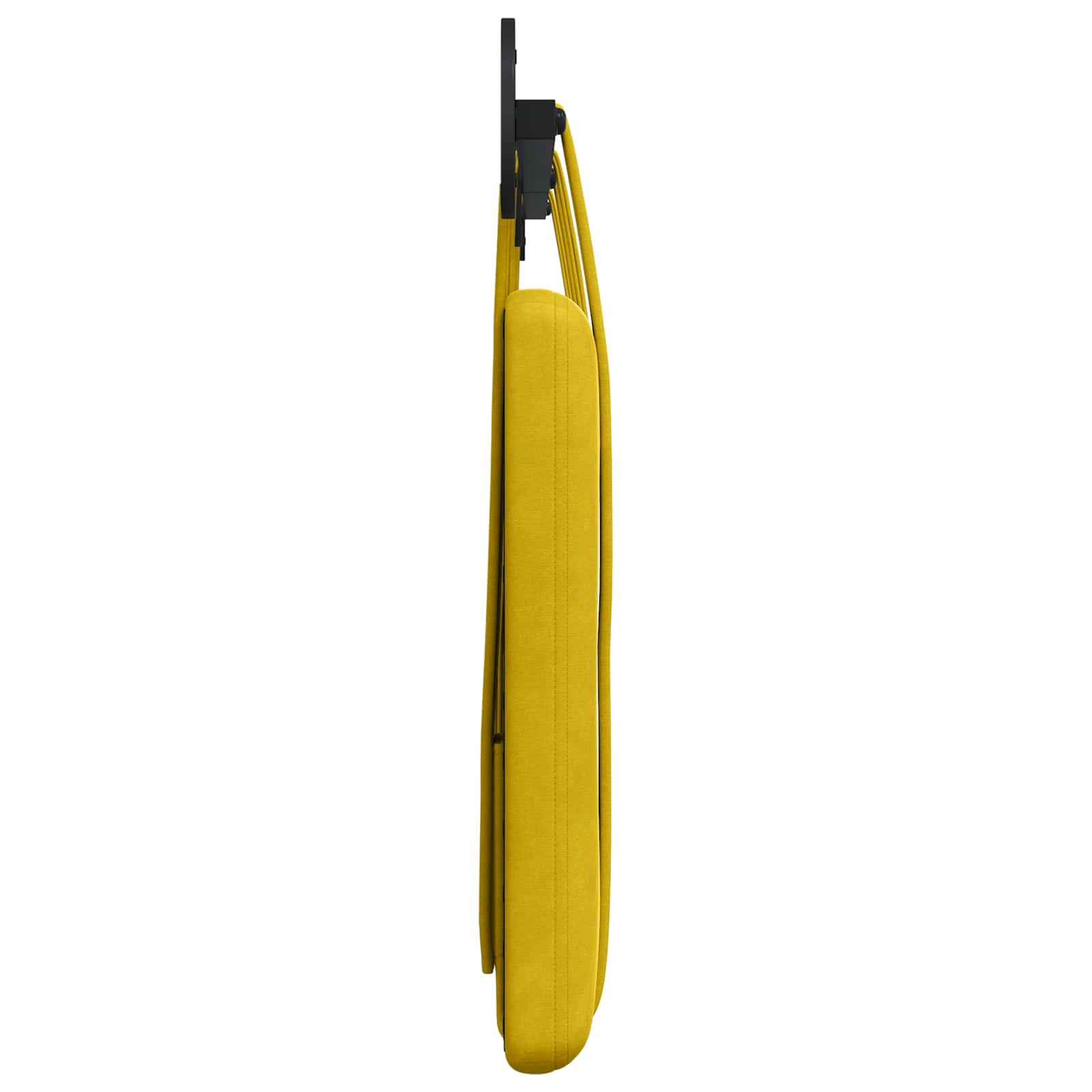 Tête de lit suspendue Jaune Velours - XIOS