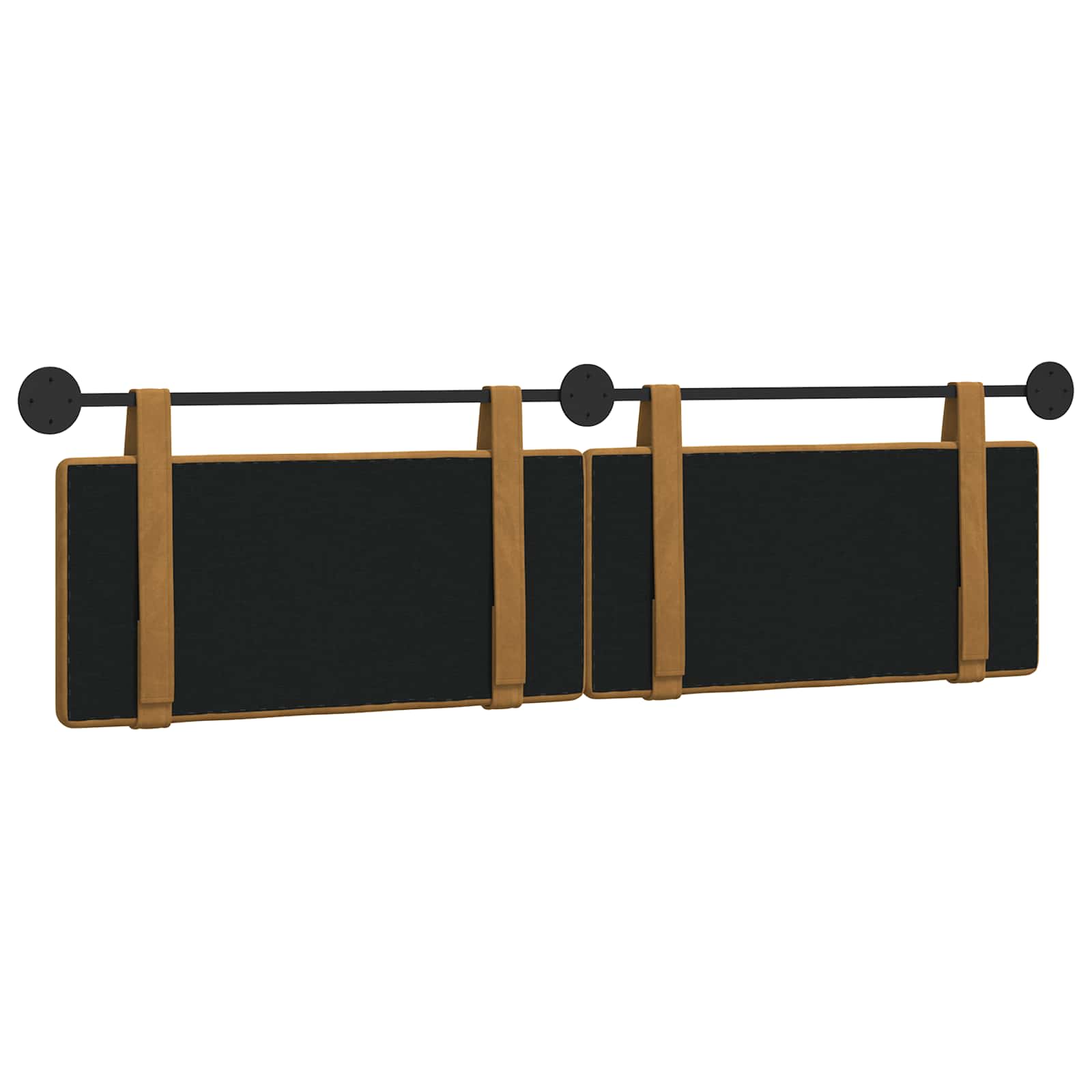 Tête de lit suspendue Marron Velours - XIOS