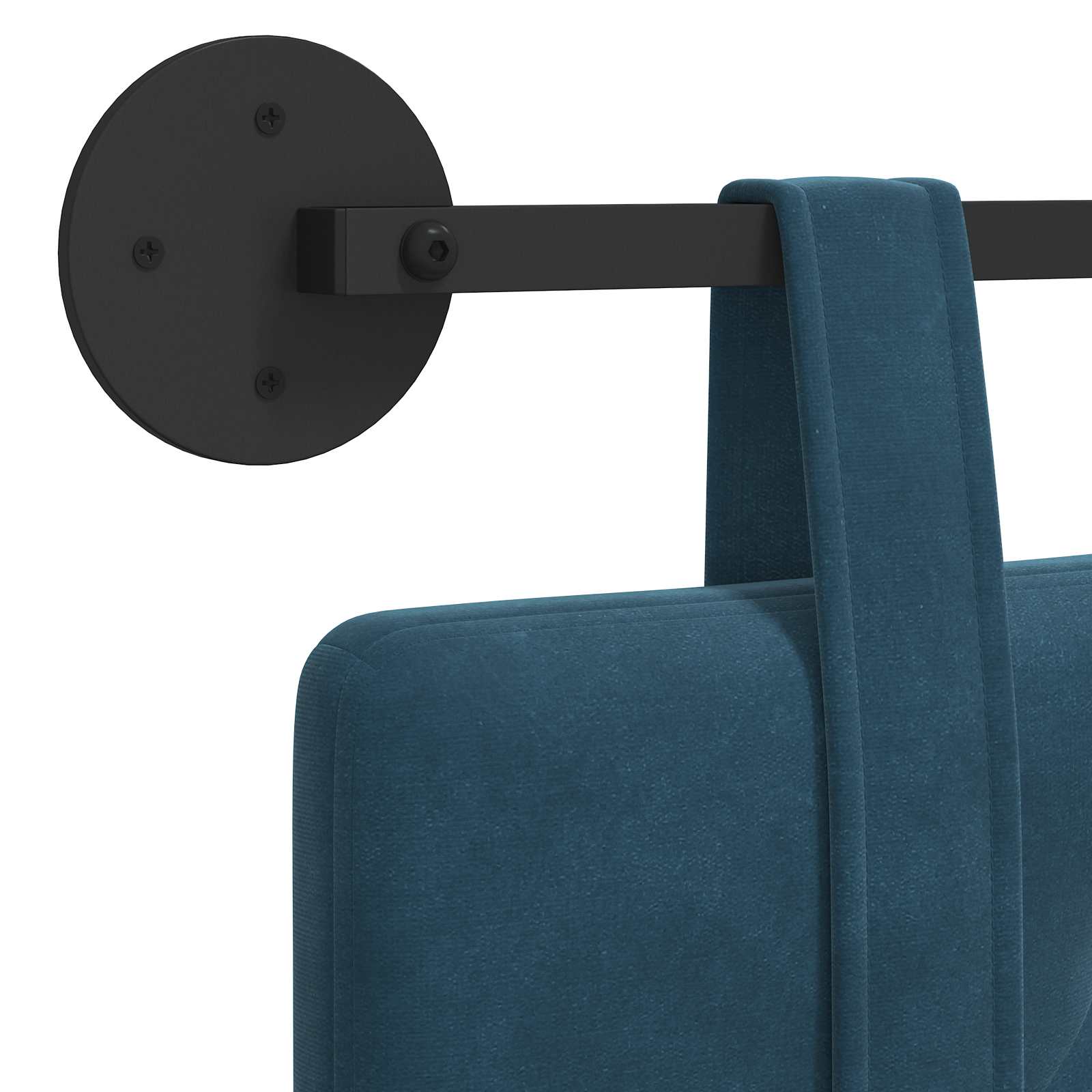 Tête de lit suspendue Bleu Velours - XIOS