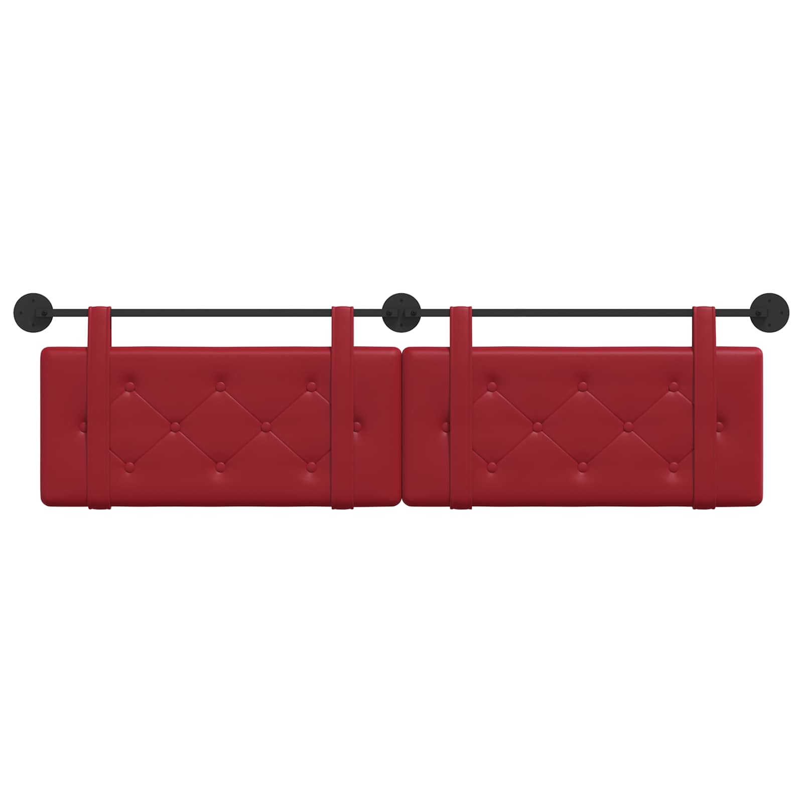 Tête de lit suspendue Bordeaux Simili cuir - XIOS