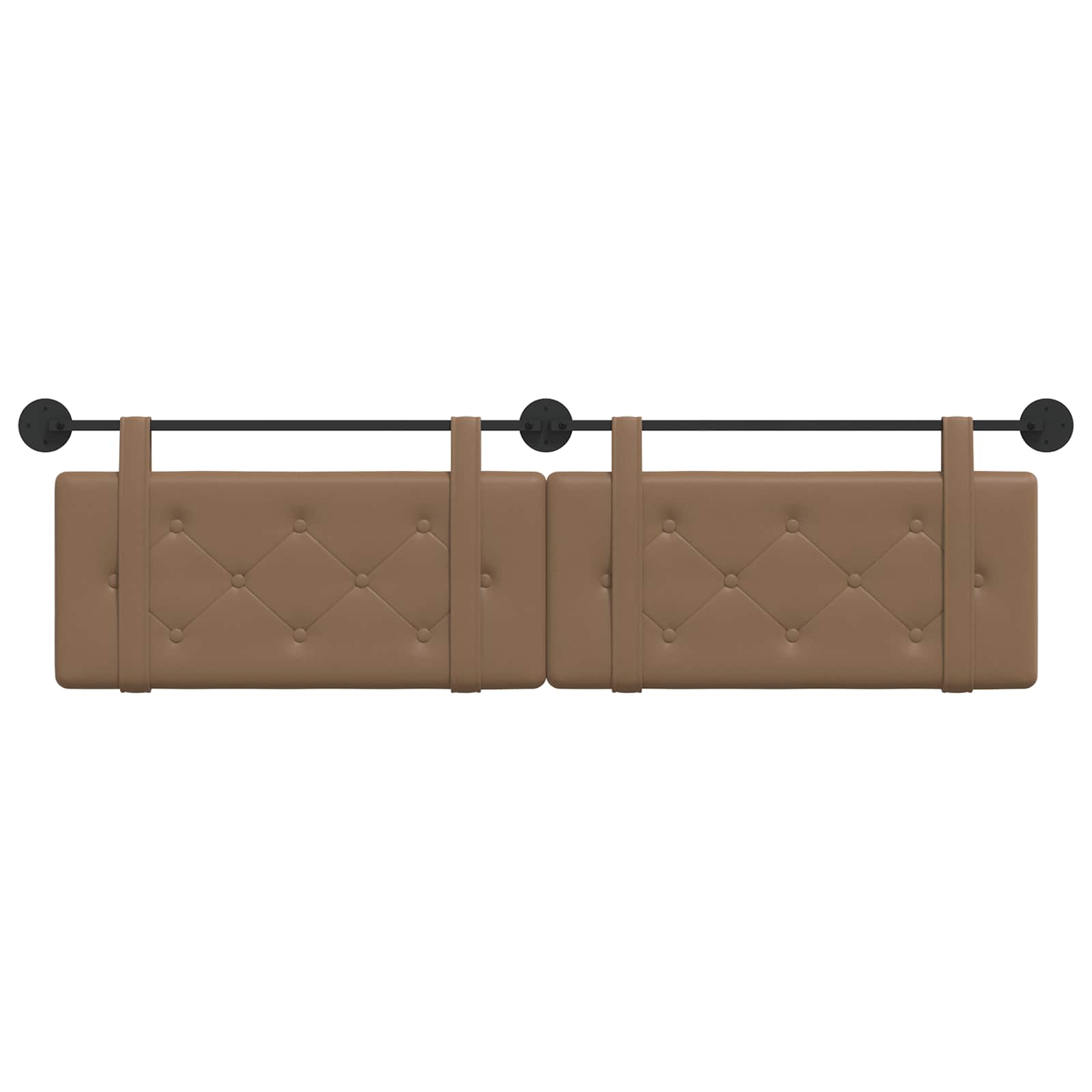 Tête de lit suspendue Cappuccino Simili cuir - XIOS