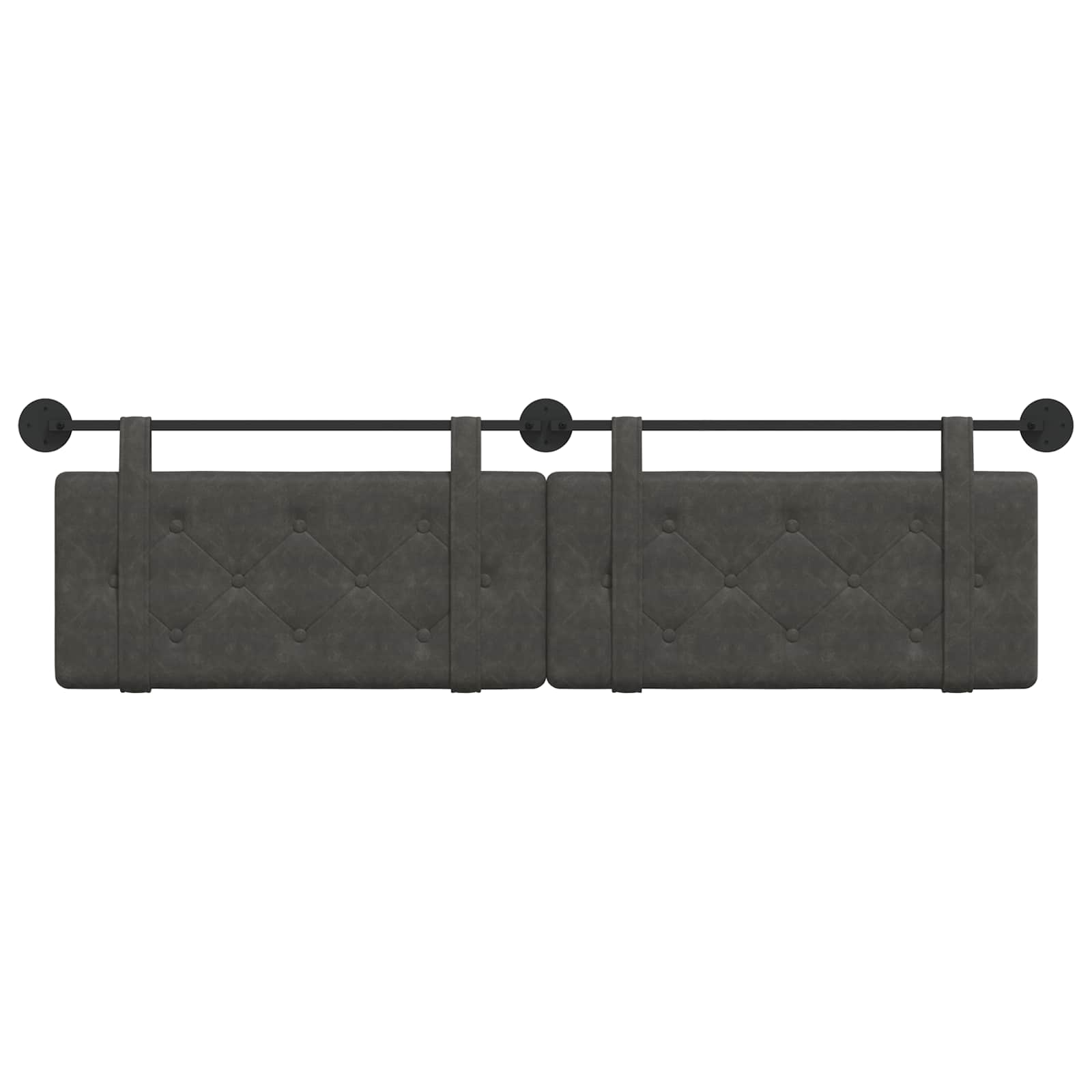Tête de lit suspendue Noir PU antique - XIOS