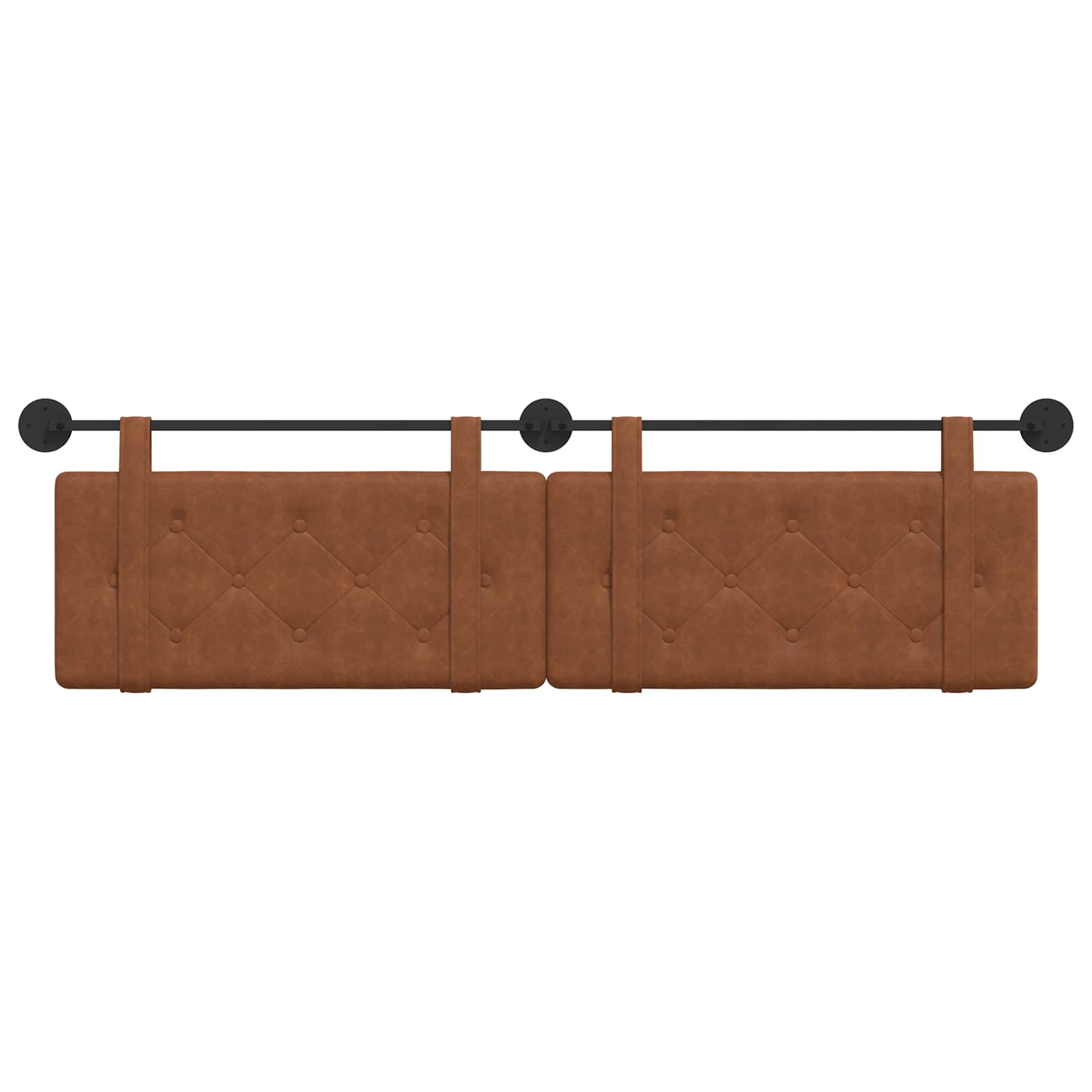 Tête de lit suspendue Marron PU antique - XIOS