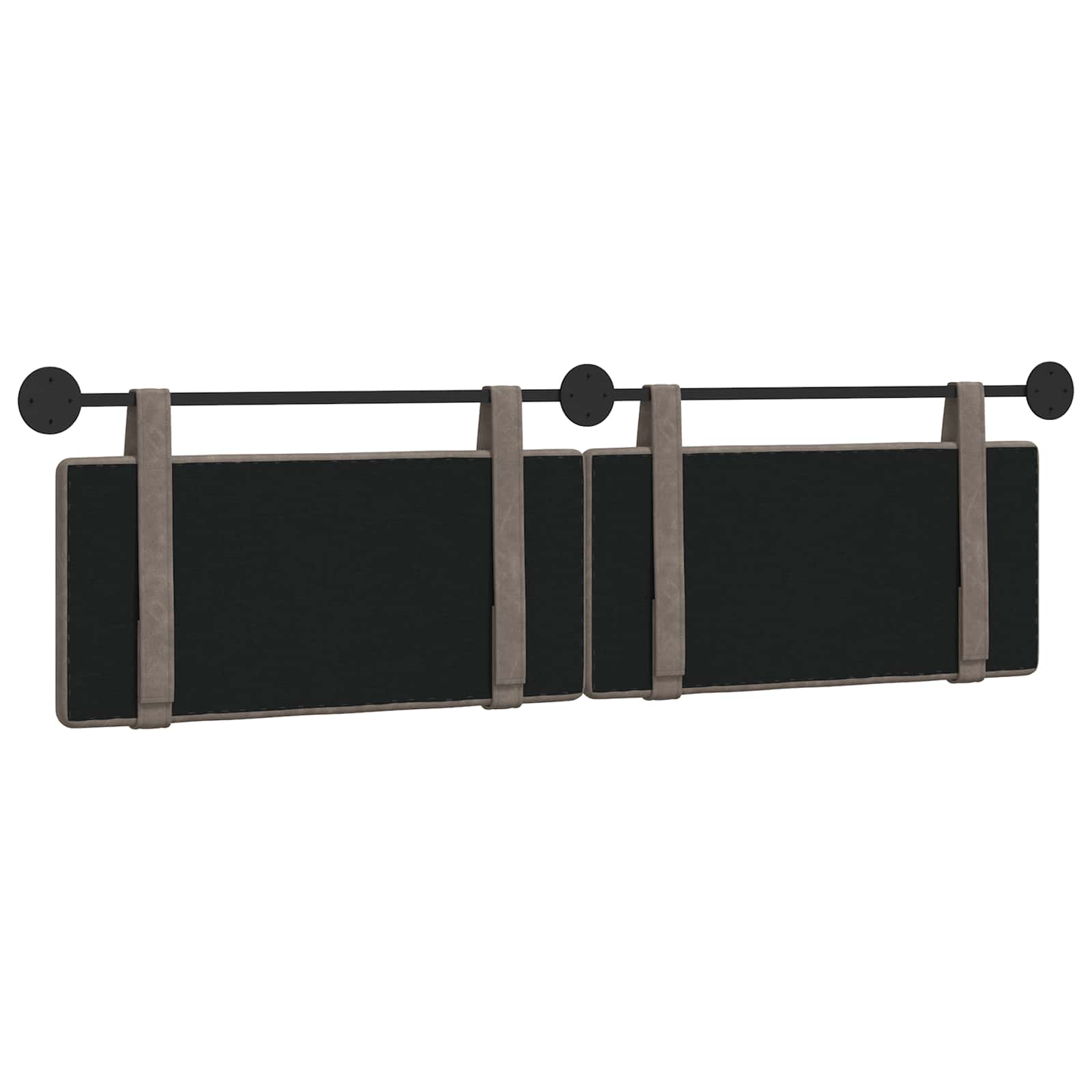 Tête de lit suspendue Gris 190 x 55 x 5 cm PU antique - XIOS