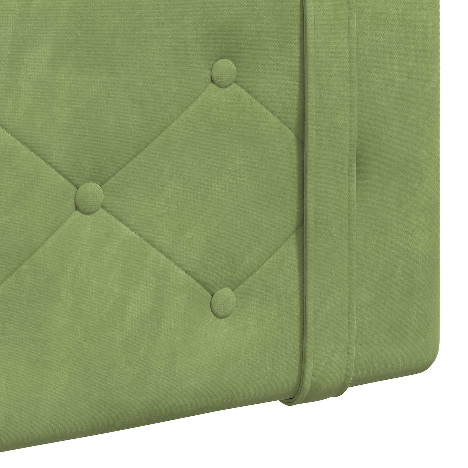 Tête de lit suspendue Vert clair 210 x 55 x 5 cm Velours - XIOS