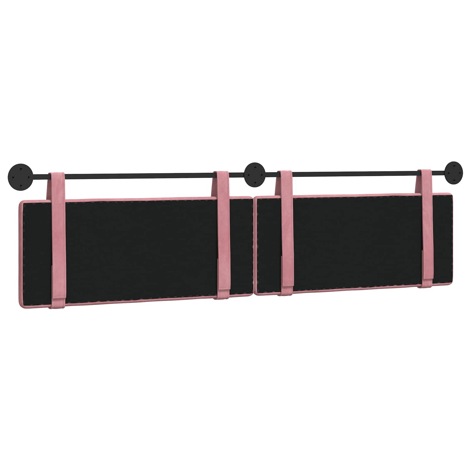 Tête de lit suspendue Rose 210 x 55 x 5 cm Velours - XIOS