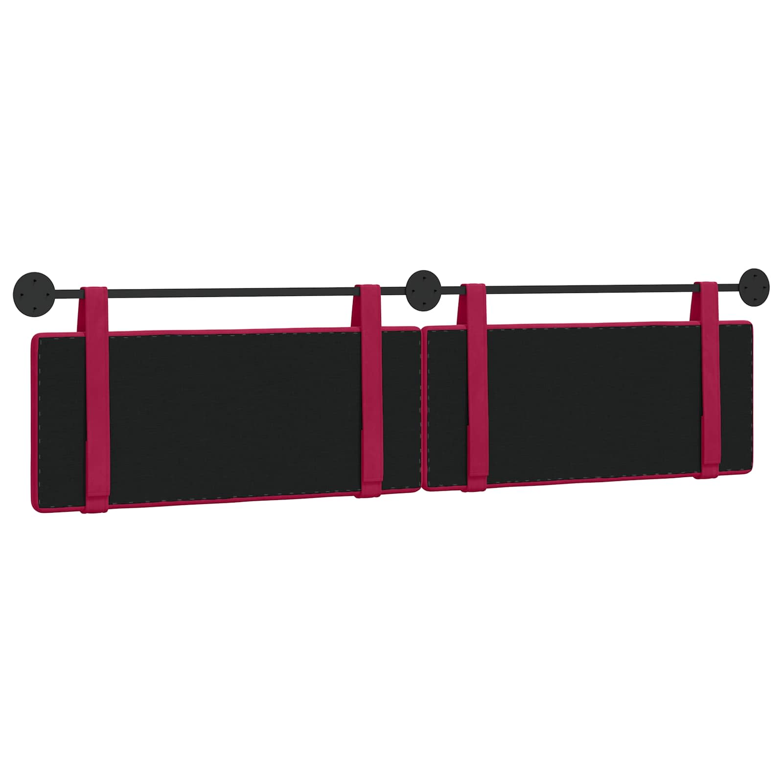 Tête de lit suspendue Bordeaux 210 x 55 x 5 cm Velours - XIOS