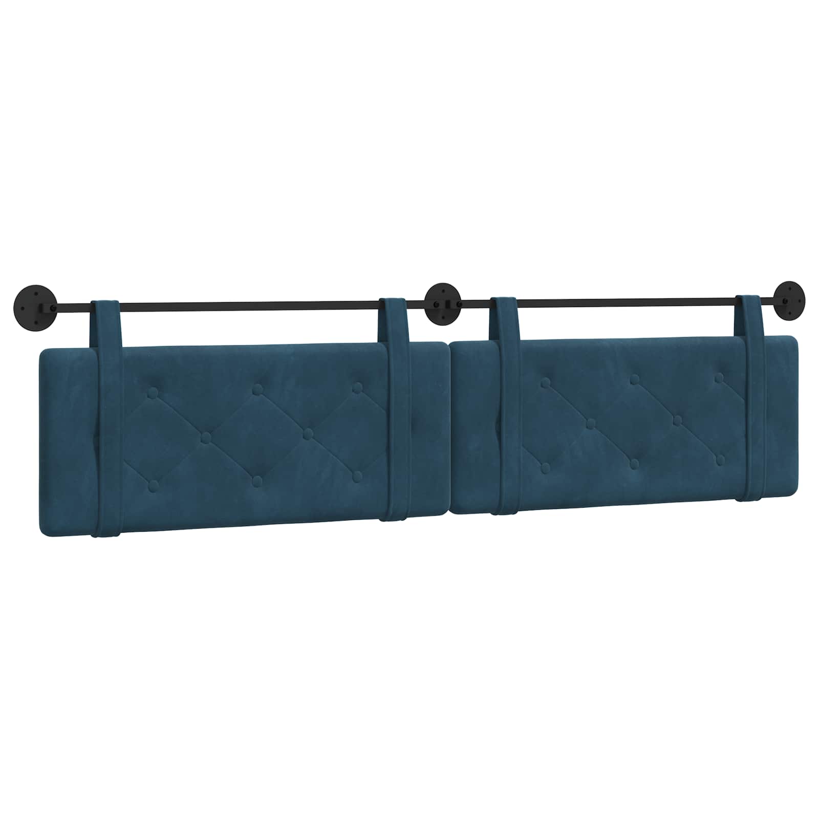 Tête de lit suspendue Bleu 210 x 55 x 5 cm Velours - XIOS