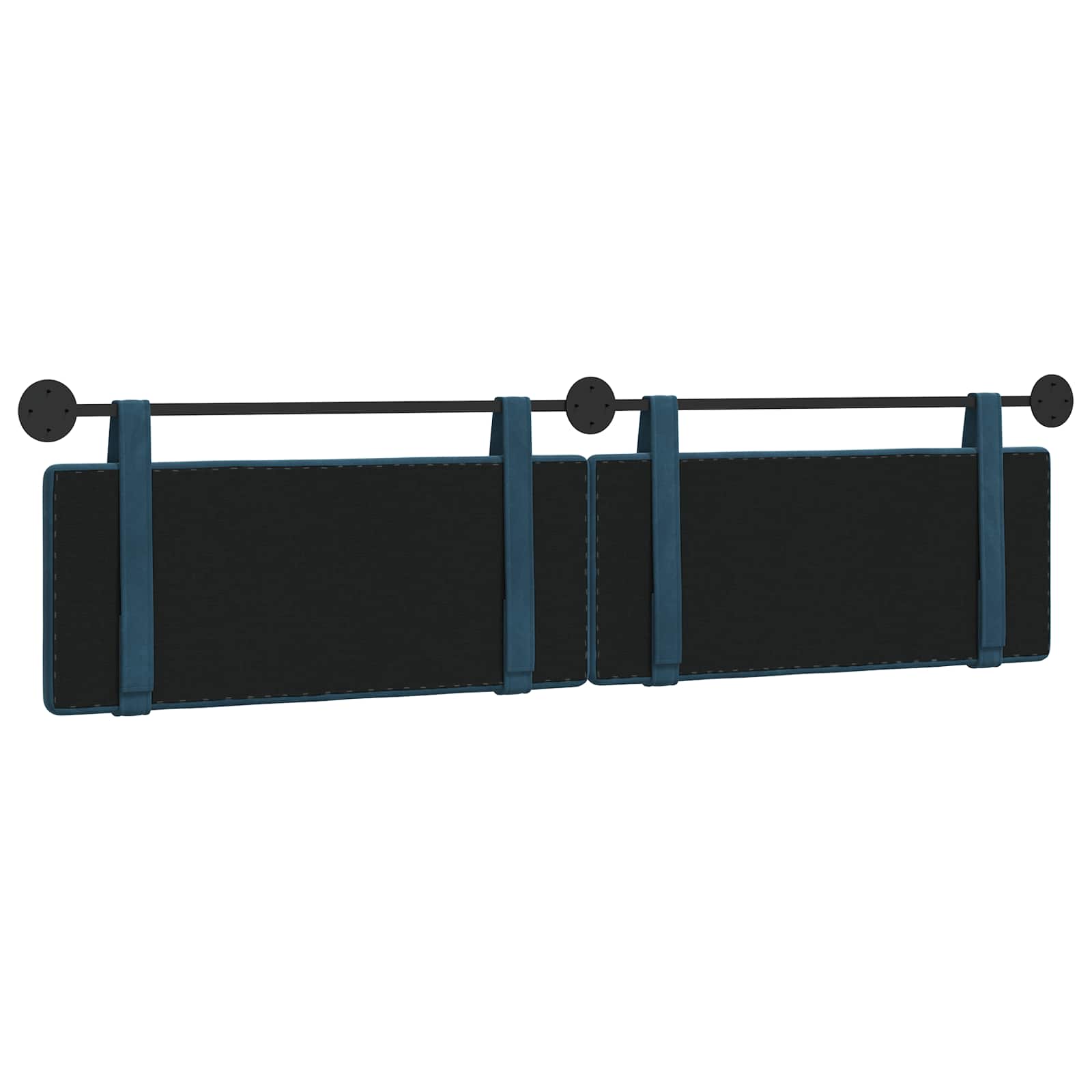 Tête de lit suspendue Bleu 210 x 55 x 5 cm Velours - XIOS