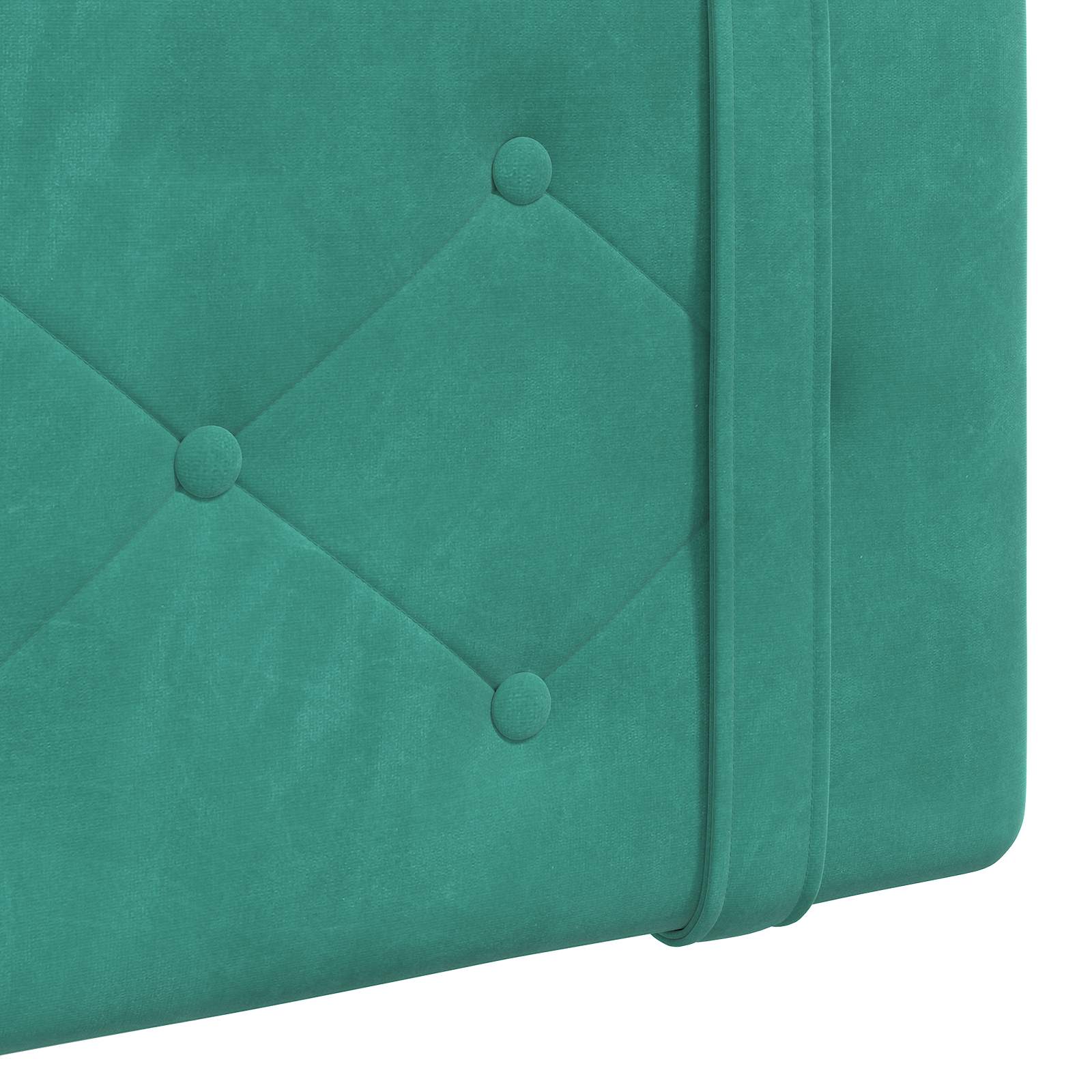Tête de lit suspendue Turquoise 210 x 55 x 5 cm Velours - XIOS