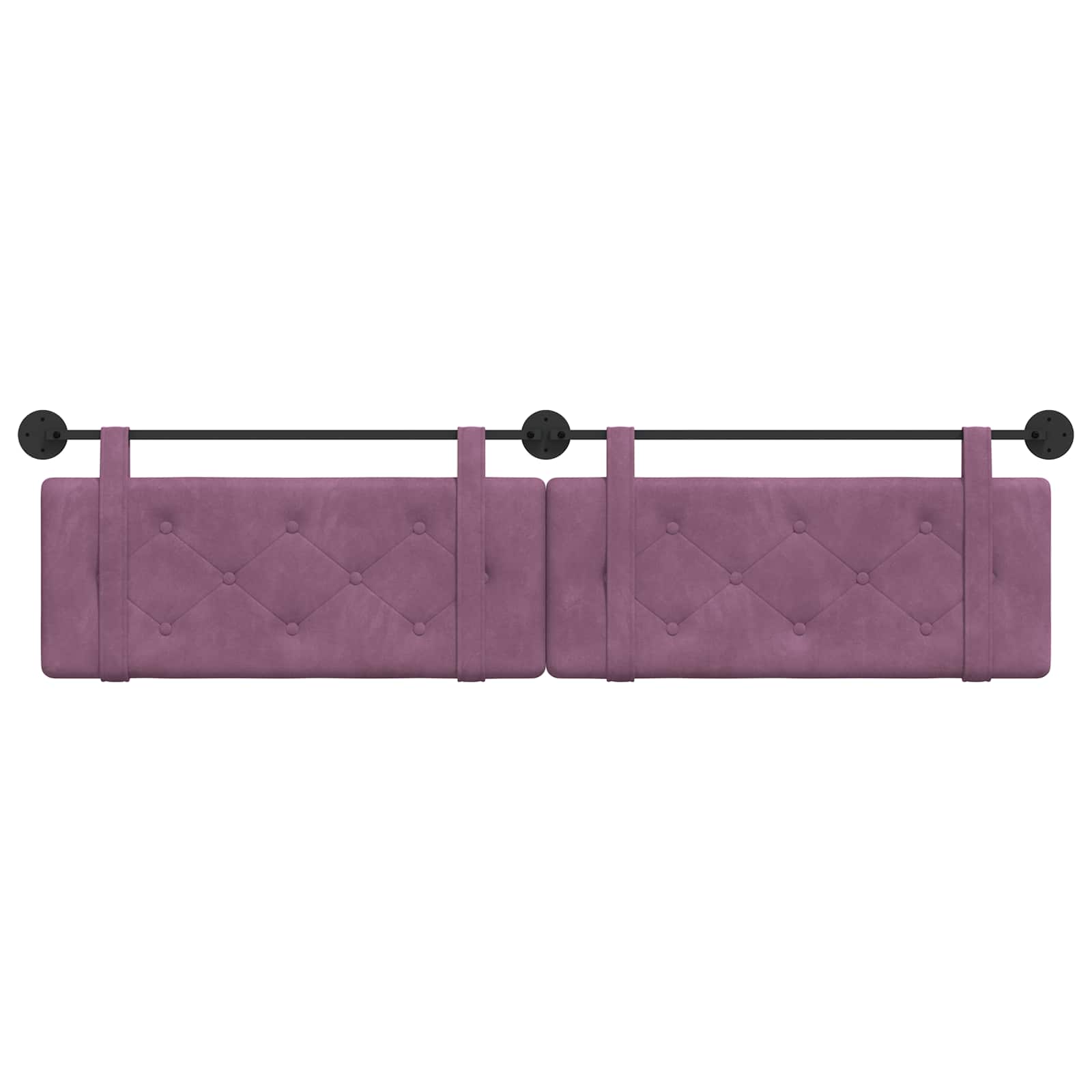 Tête de lit suspendue Pourpre 210 x 55 x 5 cm Velours - XIOS