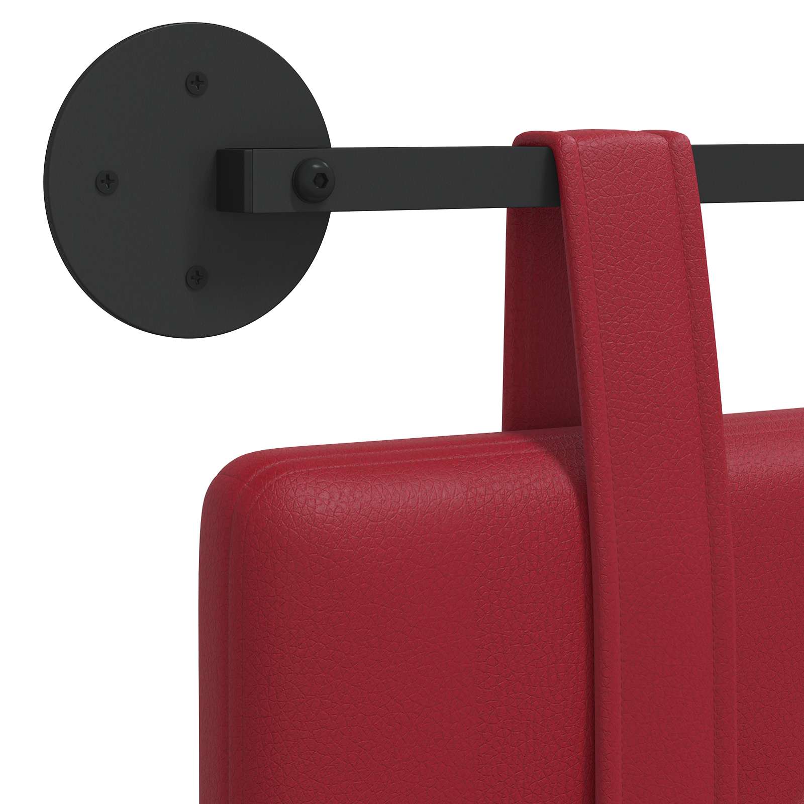 Tête de lit suspendue Bordeaux 210 x 55 x 5 cm Simili cuir - XIOS